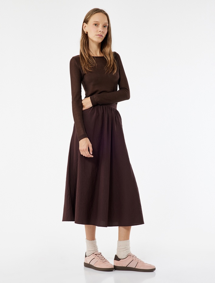  Rahat Kalıp A Kesim Uzun Etek