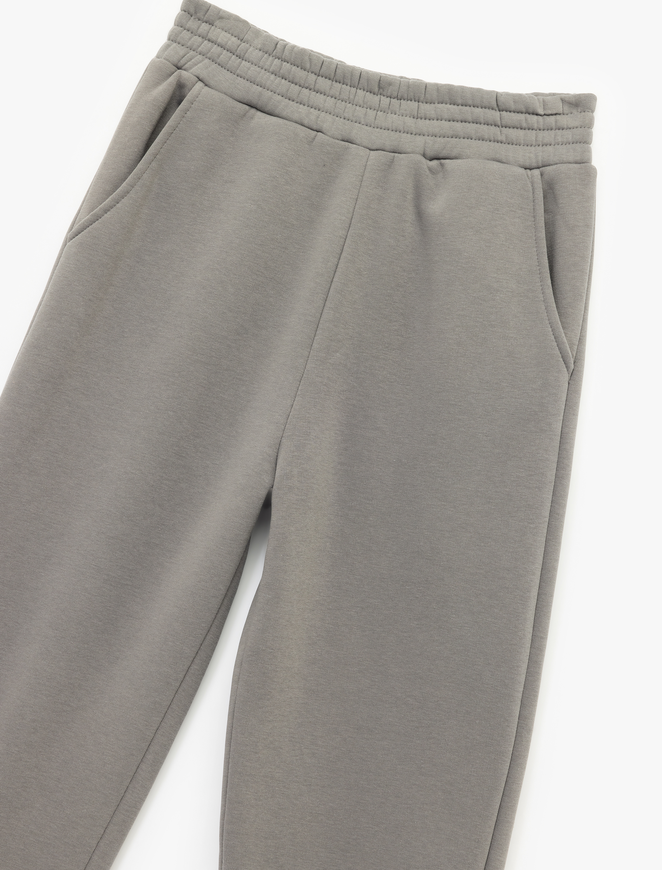   Üç İplik Şardonlu Cepli Beli Lastikli Jogger Eşofman Altı