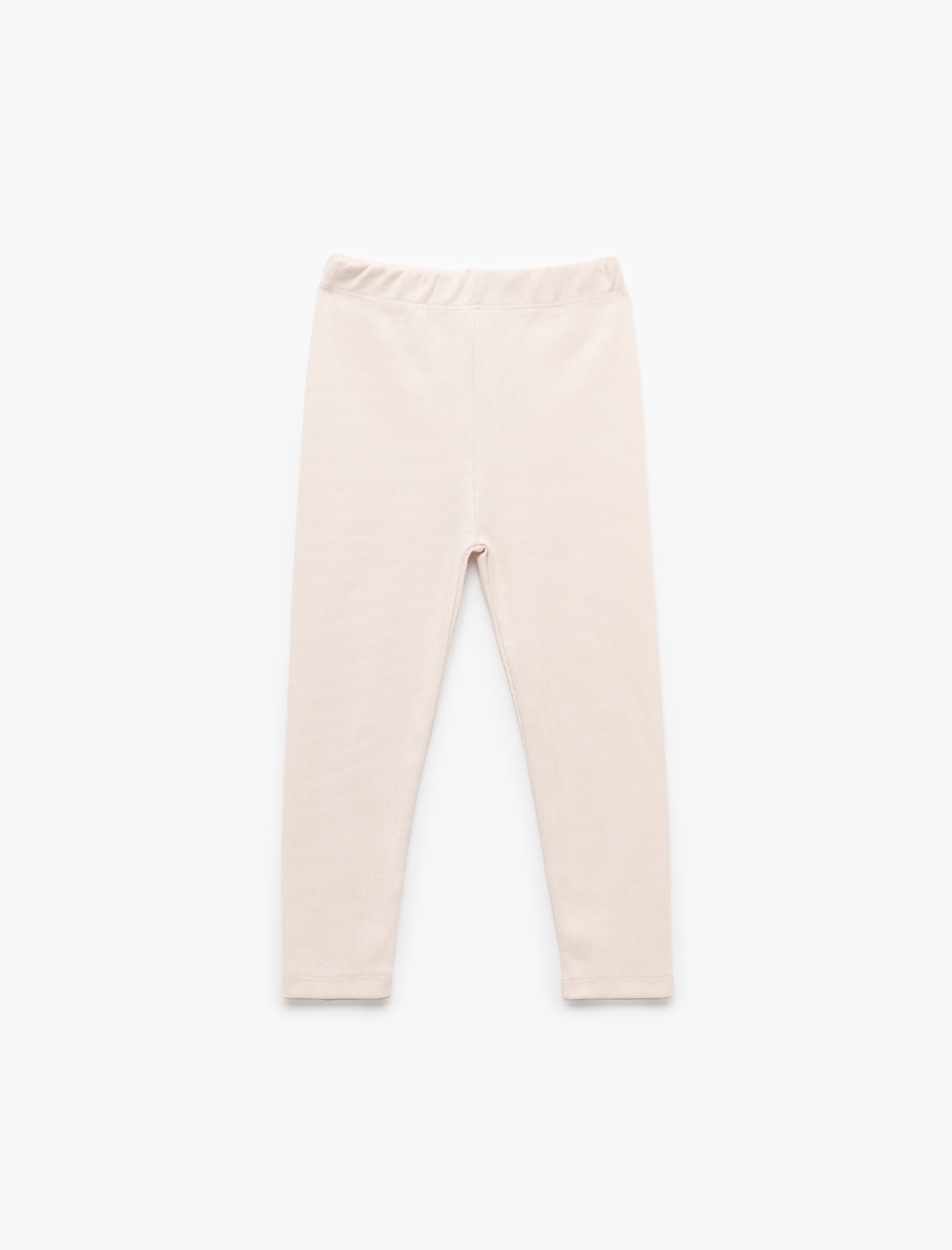  Kız Bebek Pamuklu Beli Lastikli Kaşkorse Basic Uzun Tayt