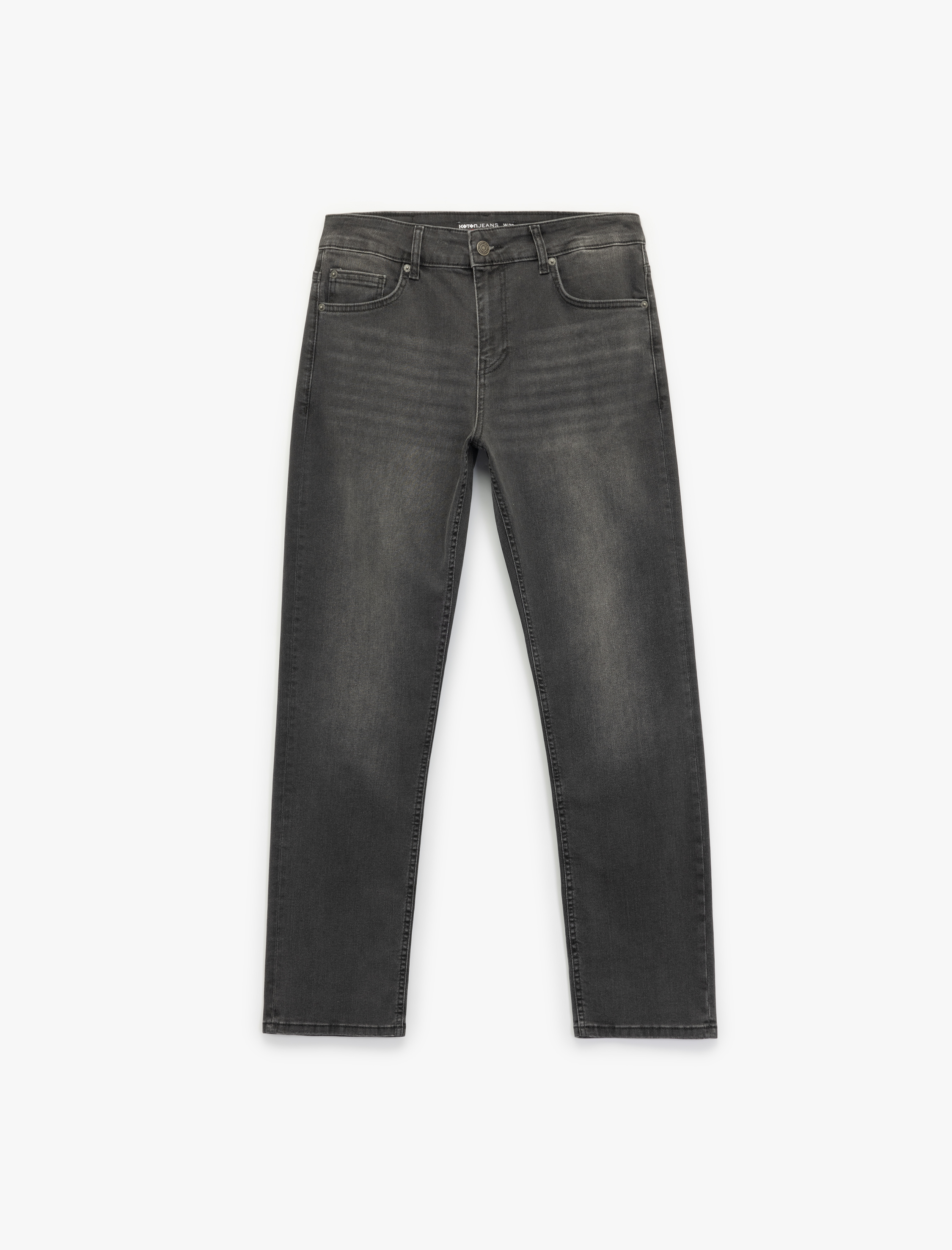  Normal Bel Pamuklu Straight Fit Jean Pantolon - Mark Jean