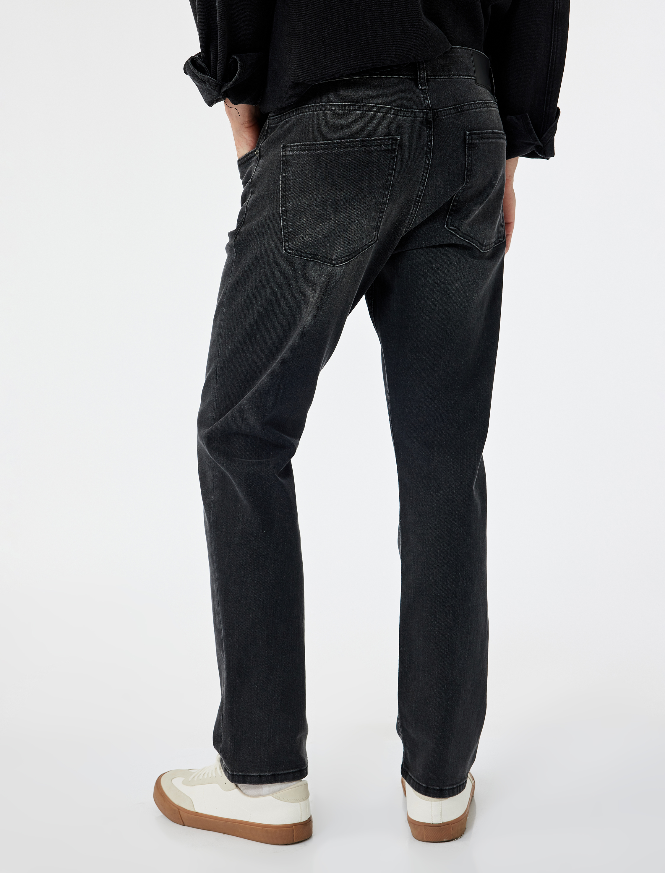   Normal Bel Pamuklu Straight Fit Jean Pantolon - Mark Jean
