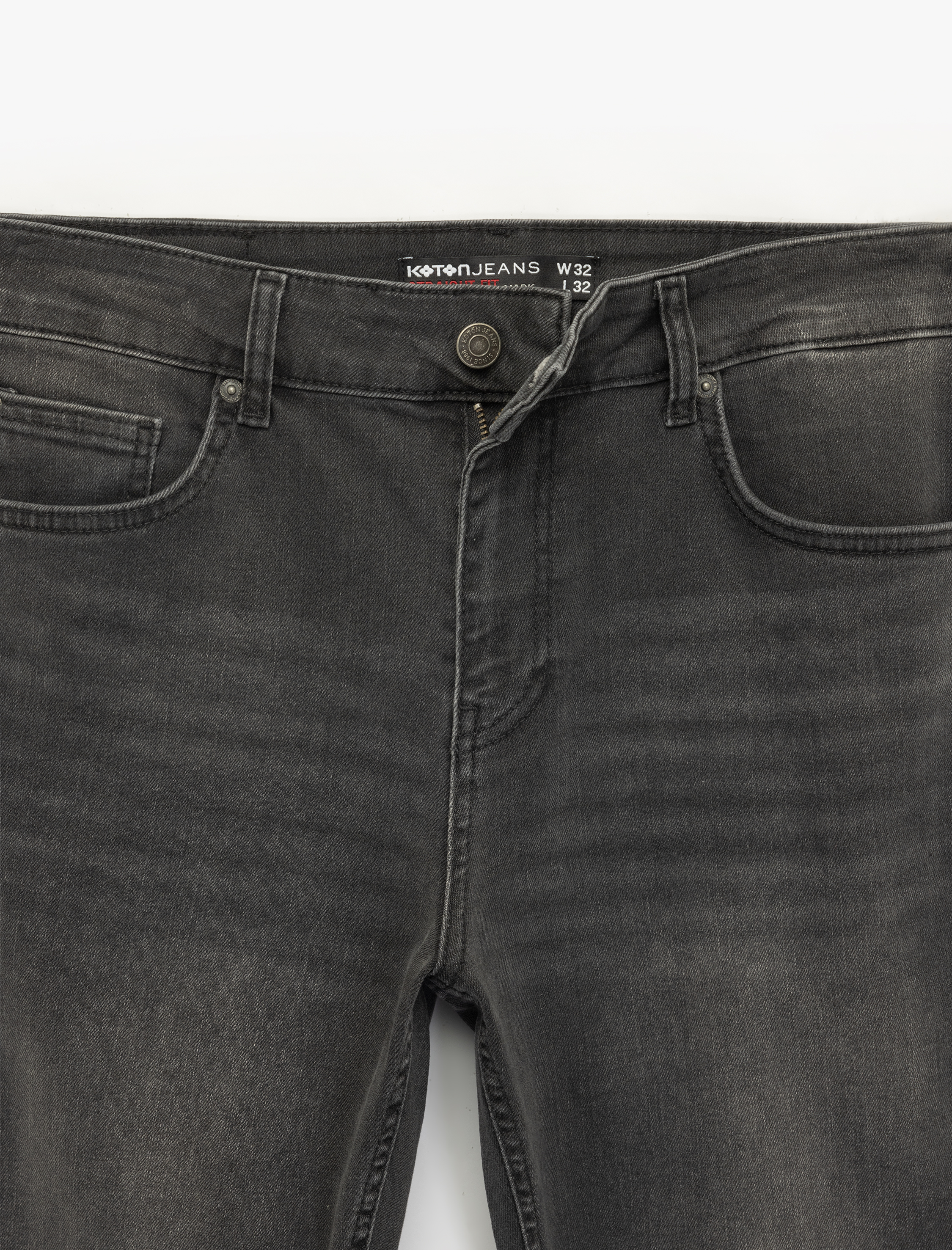   Normal Bel Pamuklu Straight Fit Jean Pantolon - Mark Jean