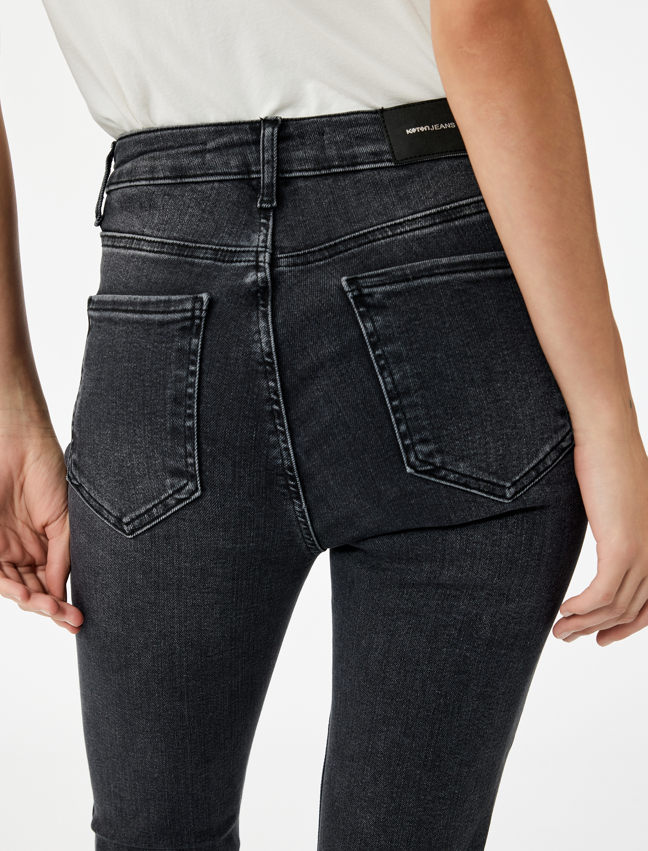   Yüksek Bel Dar Kesim Jean Pantolon - Skinny Push Up Fit Jean