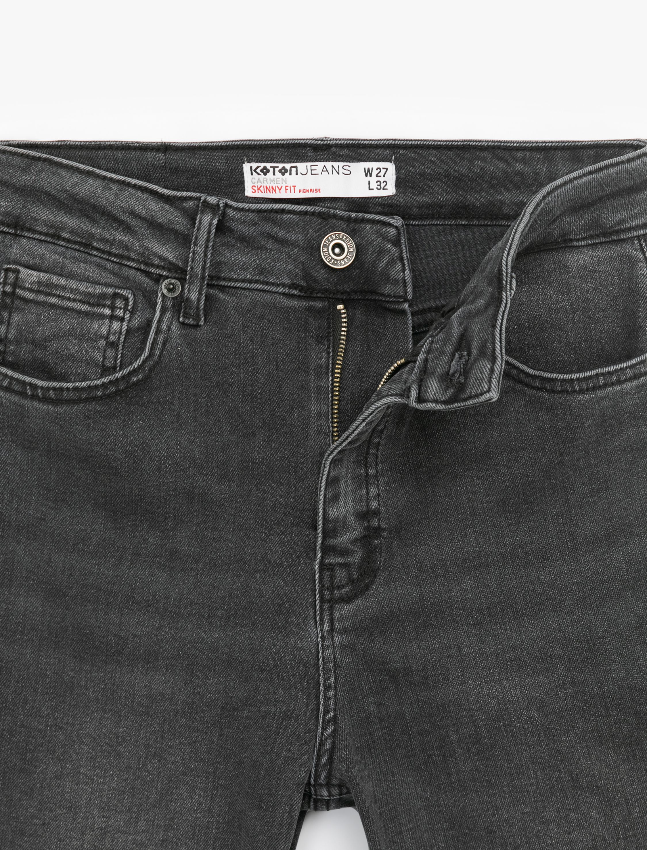   Yüksek Bel Dar Kesim Jean Pantolon - Skinny Push Up Fit Jean