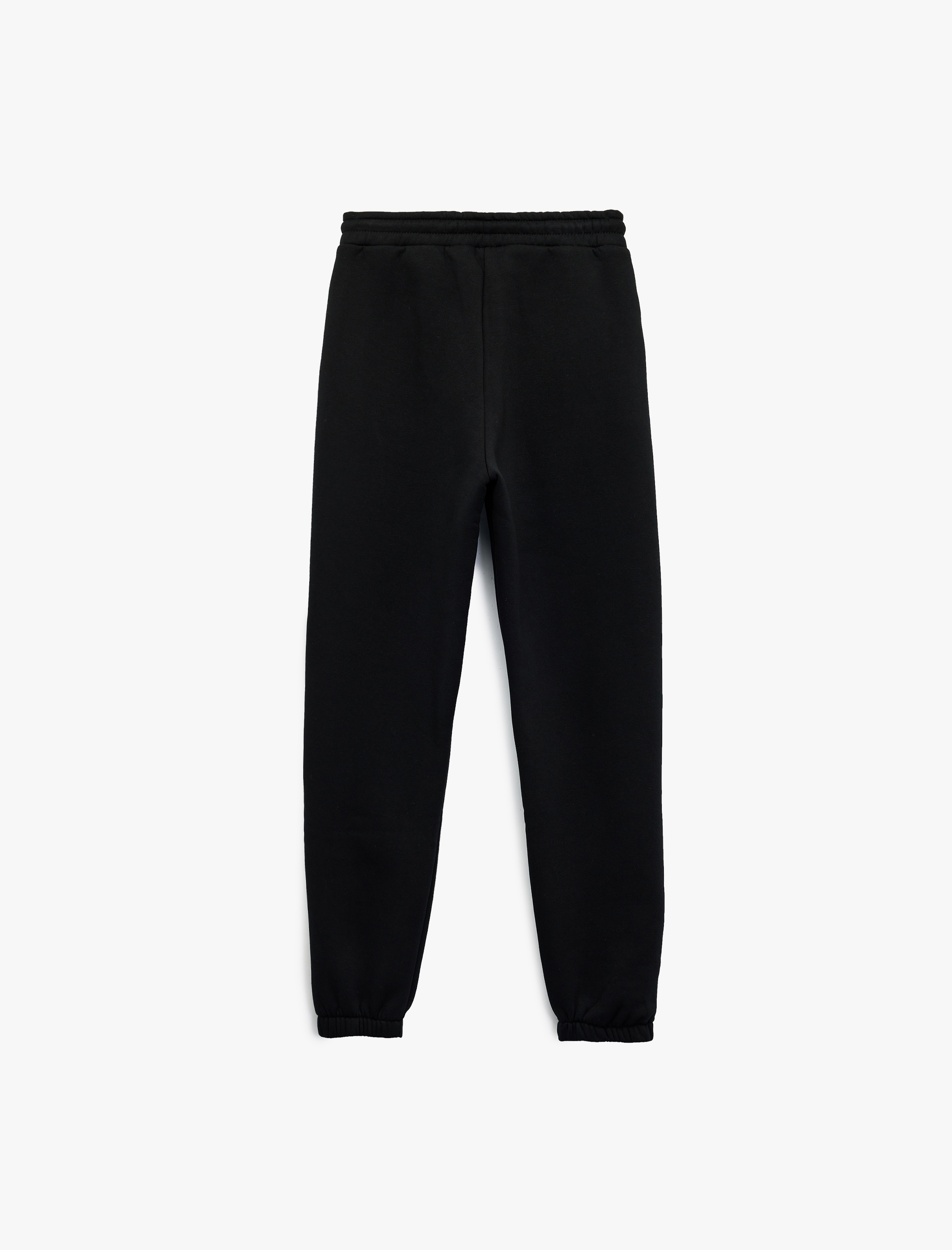   Rahat Kalıp Pamuklu Beli Bağcıklı 2'li Jogger Eşofman Altı Seti