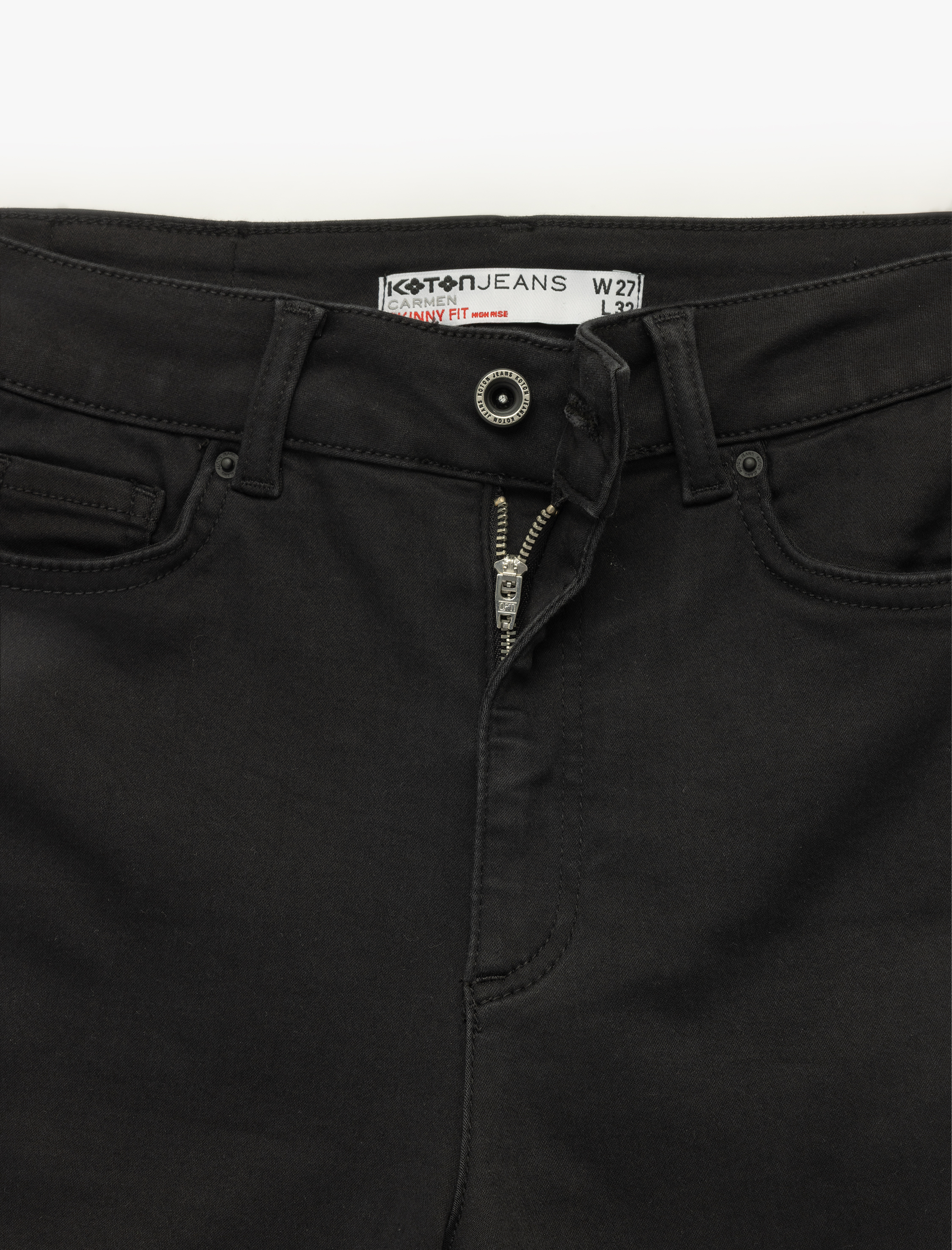   Yüksek Bel Pamuklu Skinny Jean Pantolon - Skinny Jeans