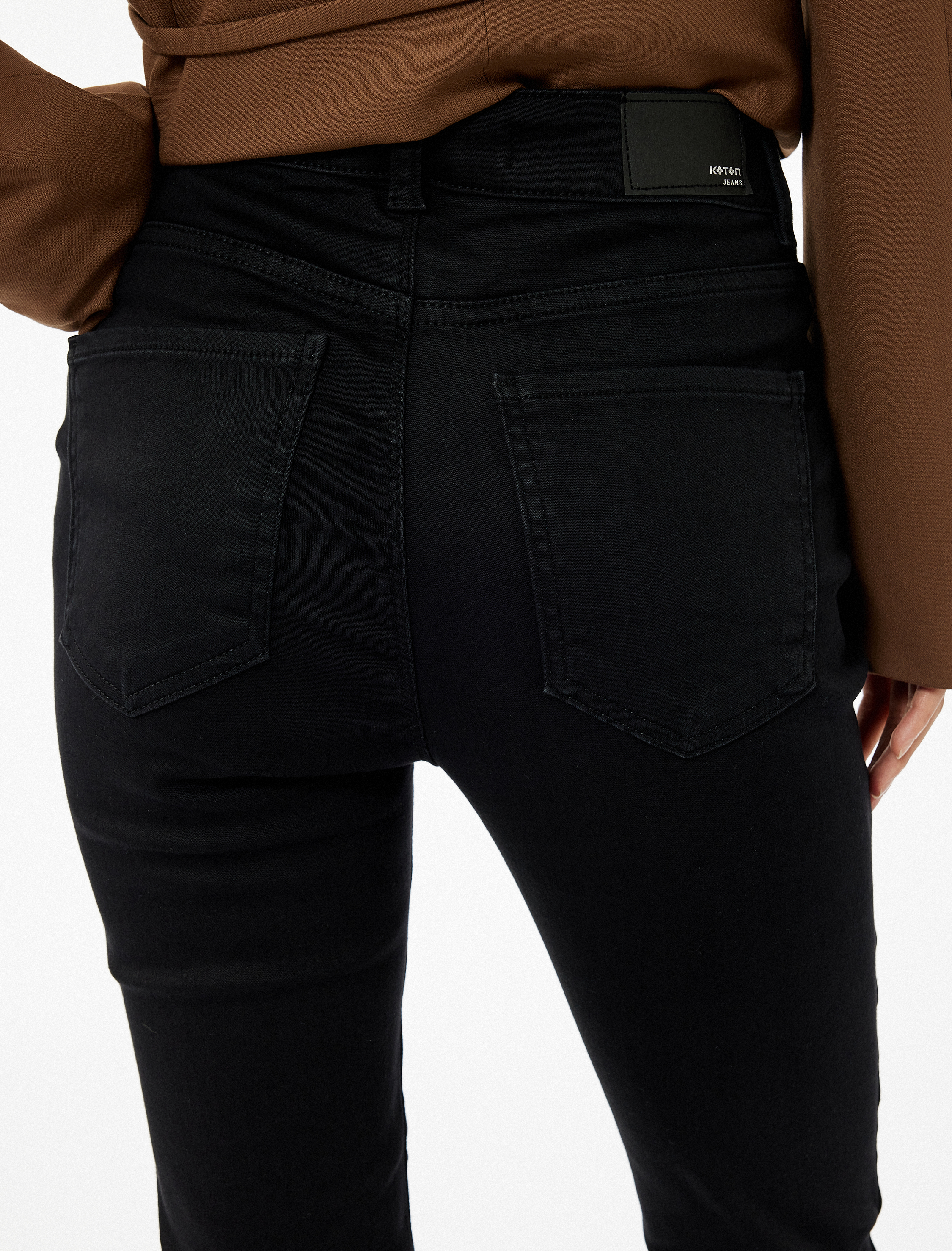   Yüksek Bel Pamuklu Skinny Jean Pantolon - Skinny Jeans