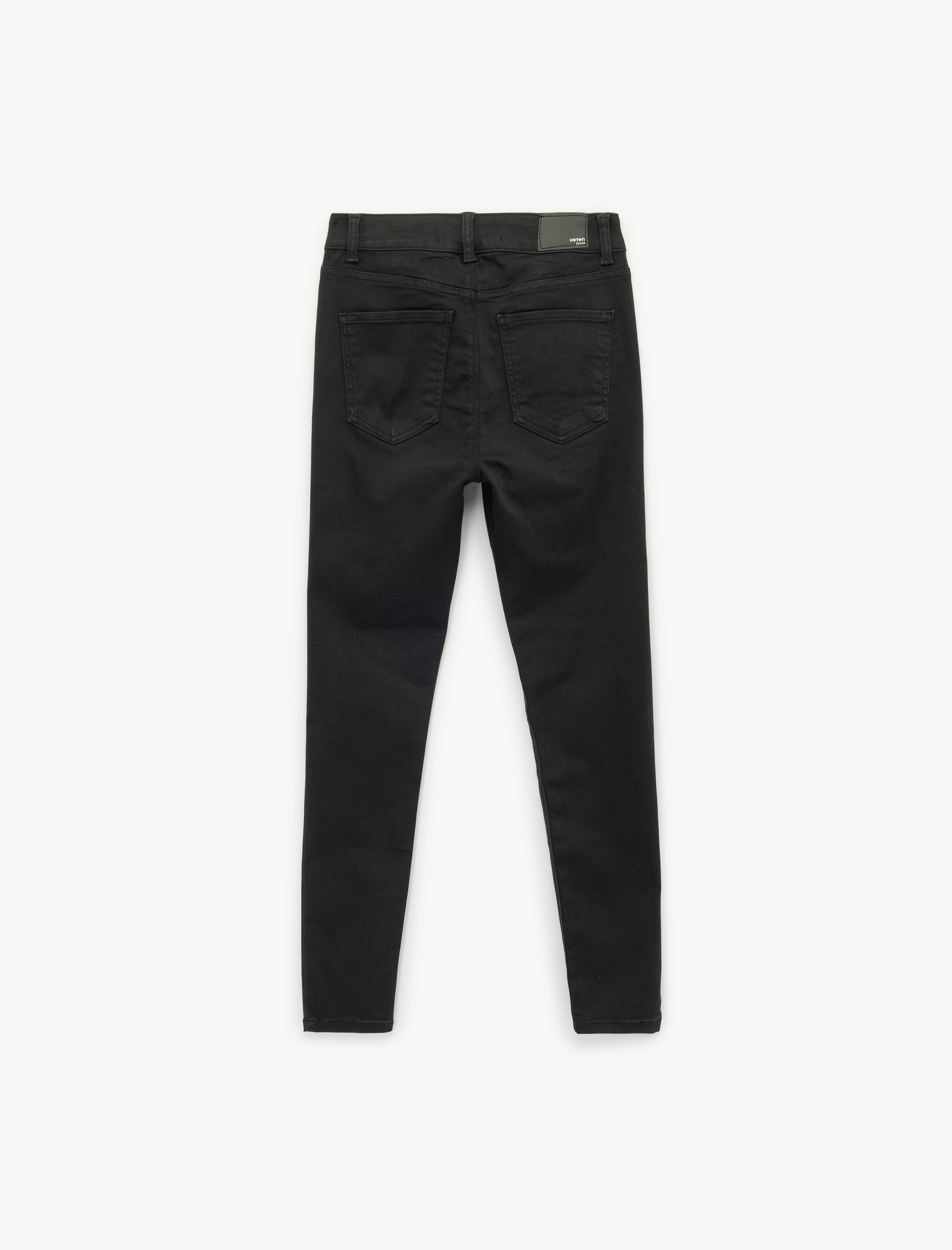   Yüksek Bel Pamuklu Skinny Jean Pantolon - Skinny Jeans