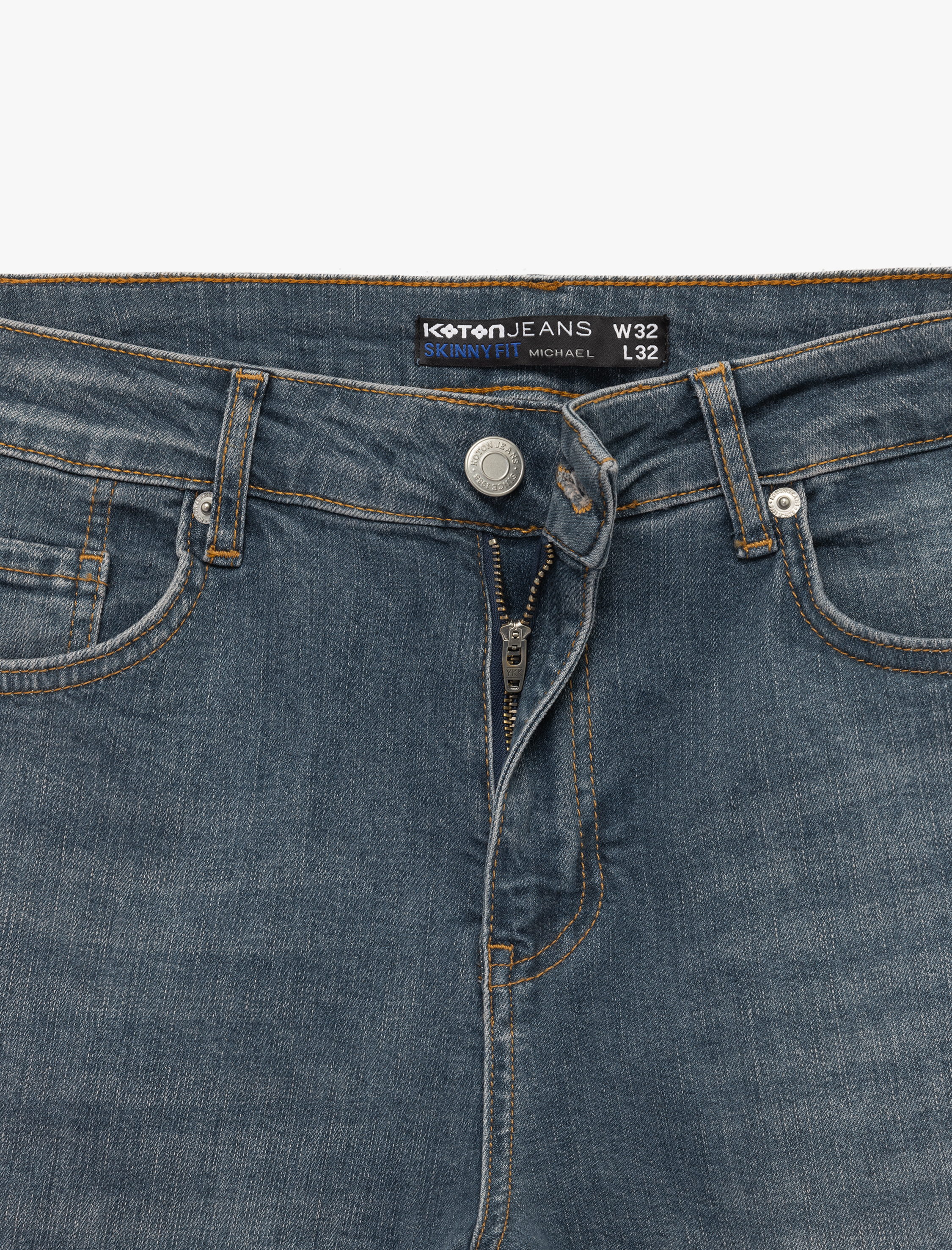   Pamuklu Normal Bel Cep Detaylı Skinny Fit Jean Pantolon - Michael Jean