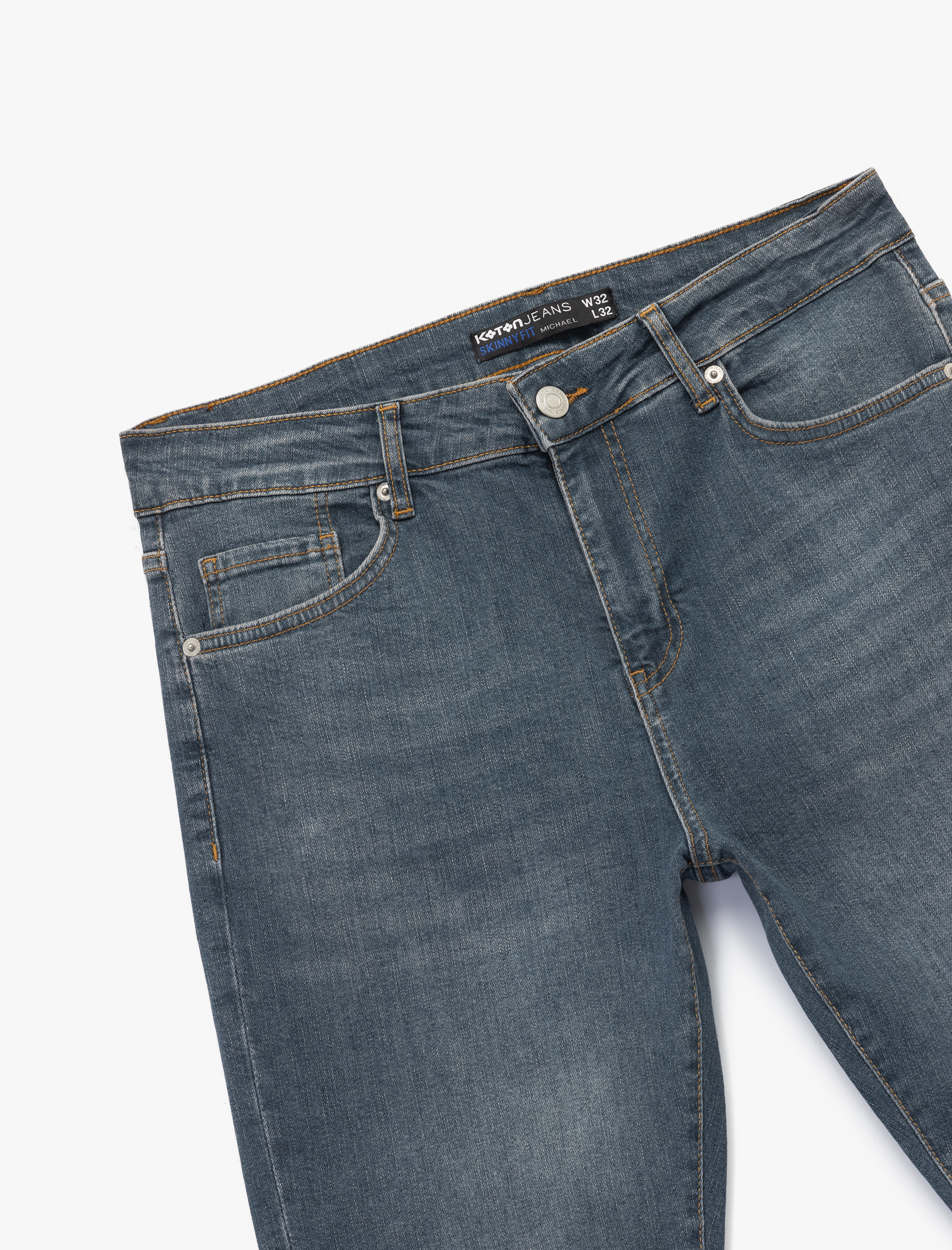   Pamuklu Normal Bel Cep Detaylı Skinny Fit Jean Pantolon - Michael Jean