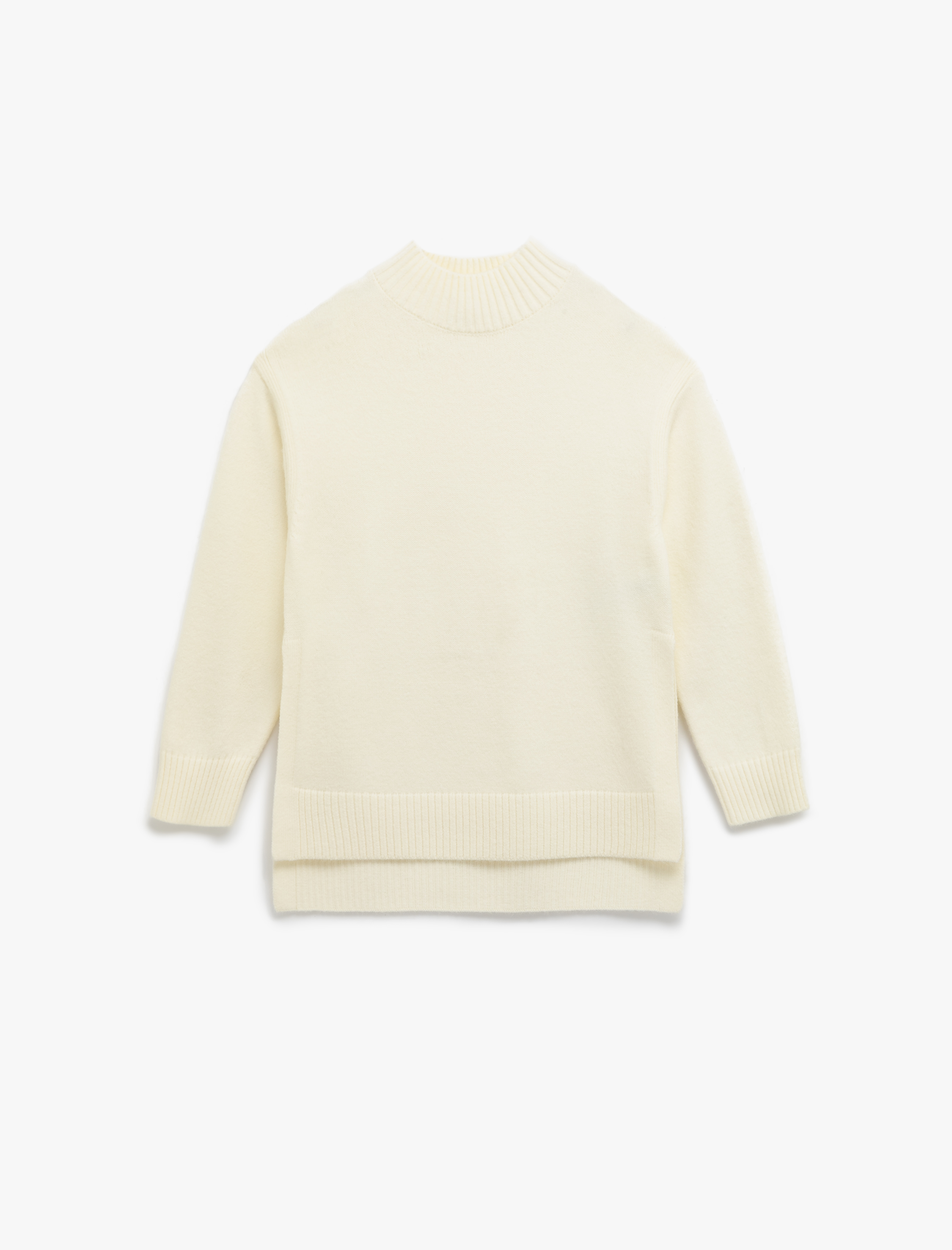   Dik Yaka Uzun Kollu Triko Tunik