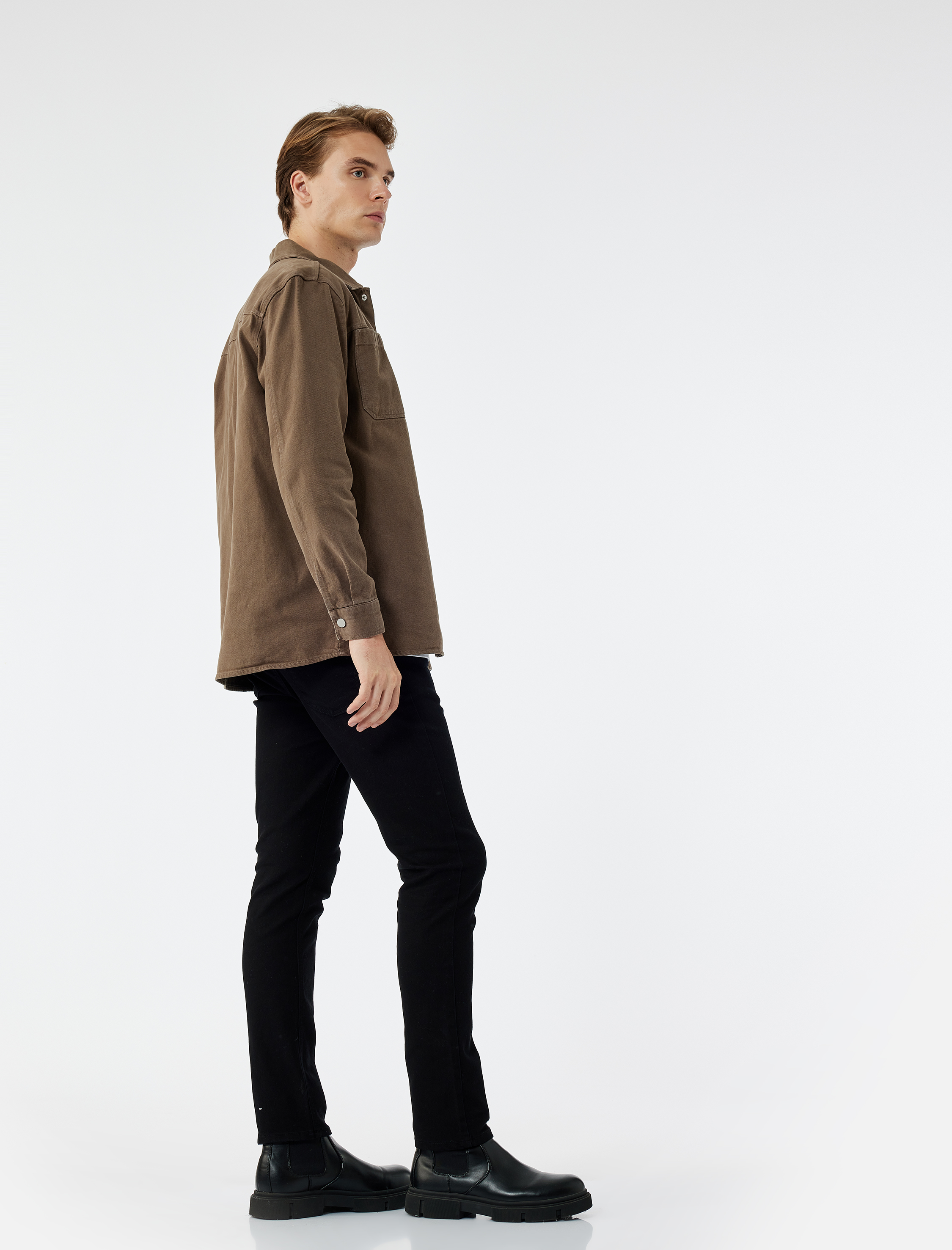   Pamuklu Normal Bel Slim Fit Jean Pantolon - Brad Jean