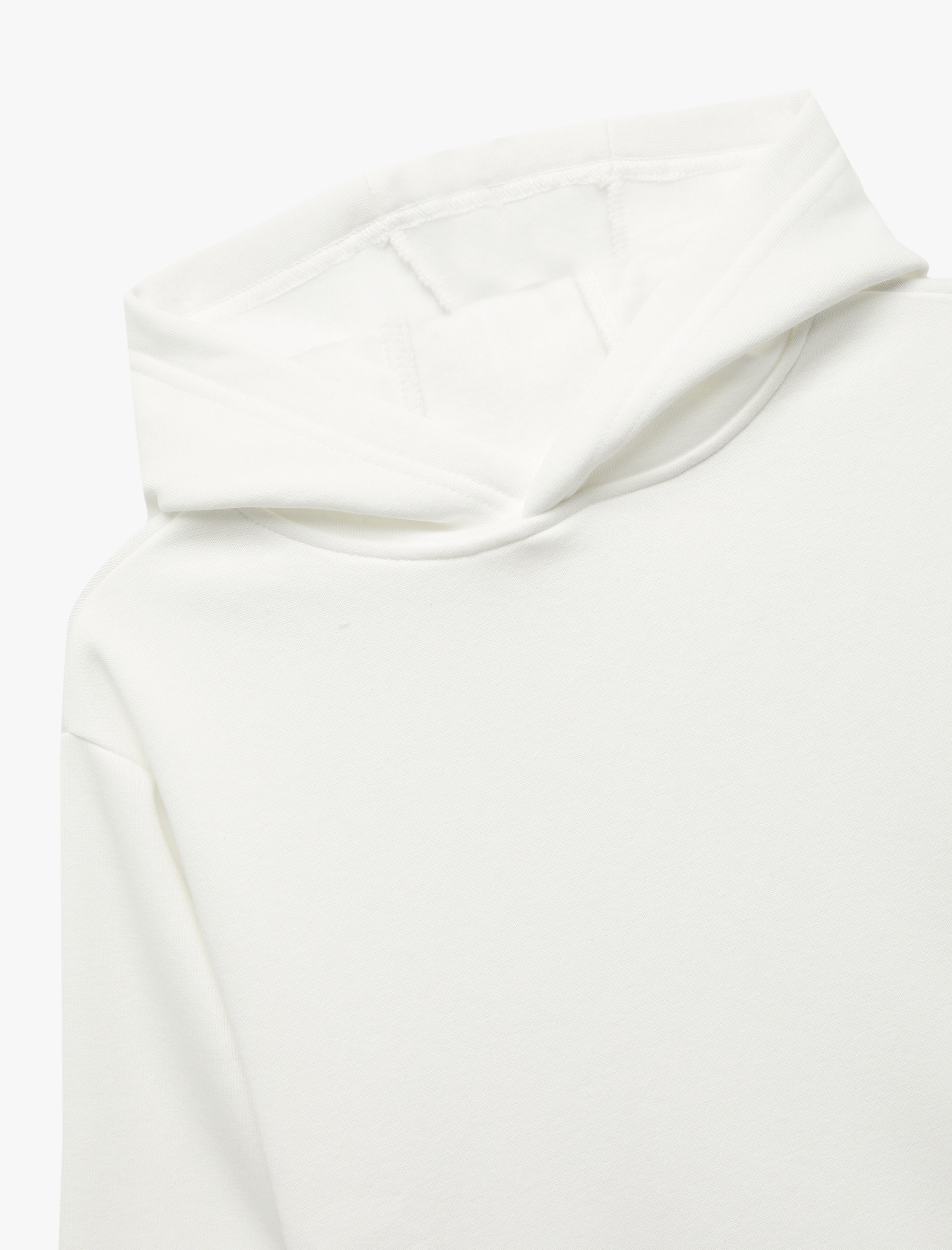  Erkek Çocuk Oversize Şardonlu Uzun Kollu Basic Kapşonlu Sweatshirt