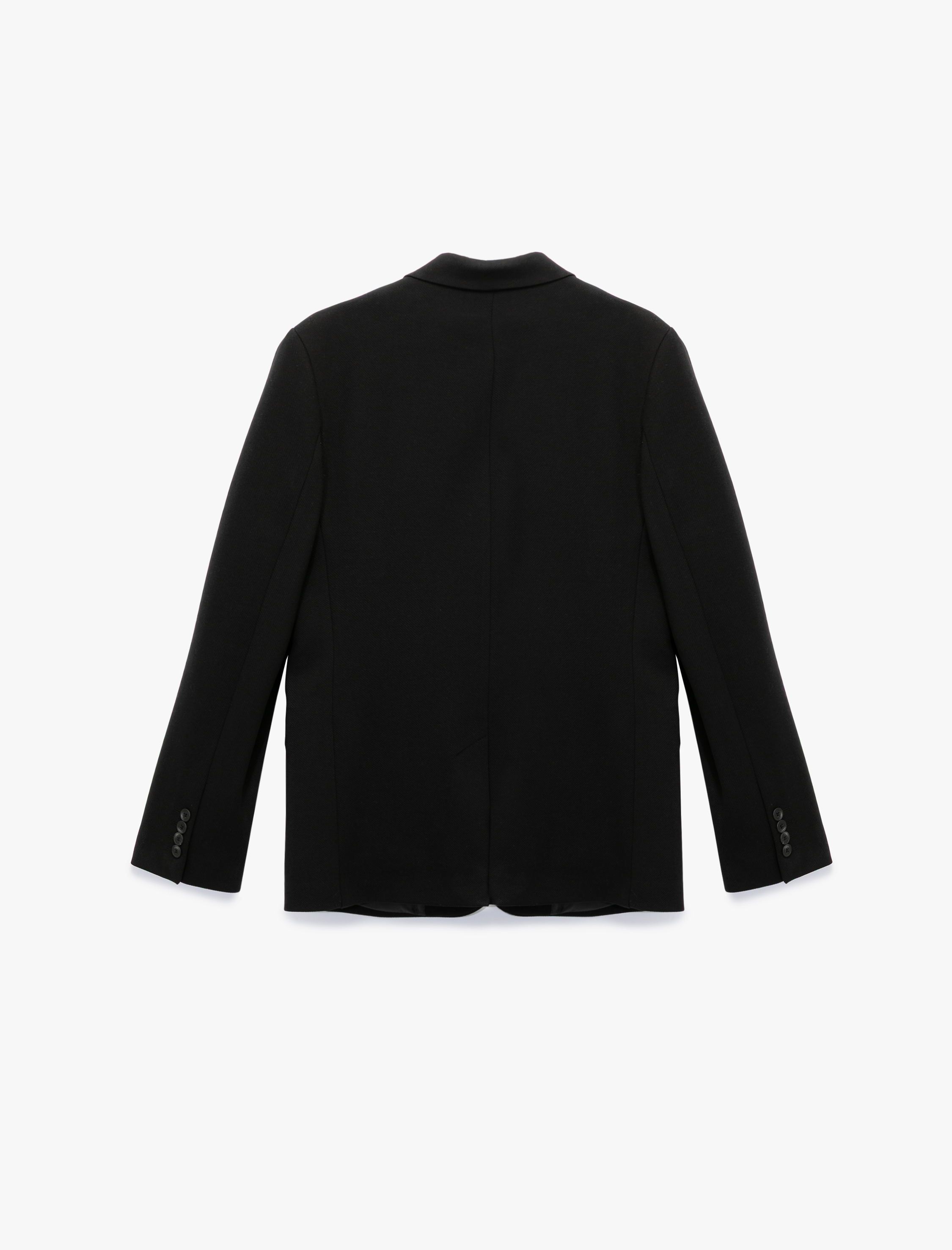   Uzun Kollu Kapaklı Cep Detaylı Düğmeli Slim Fit Mono Yaka Blazer Ceket