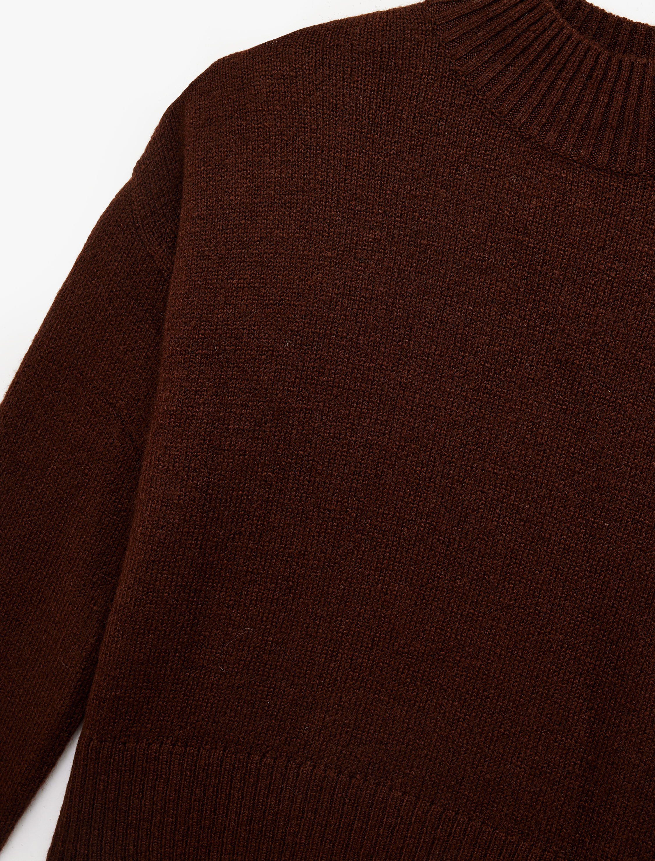   Dik Yaka Uzun Kollu Basic Triko Kazak