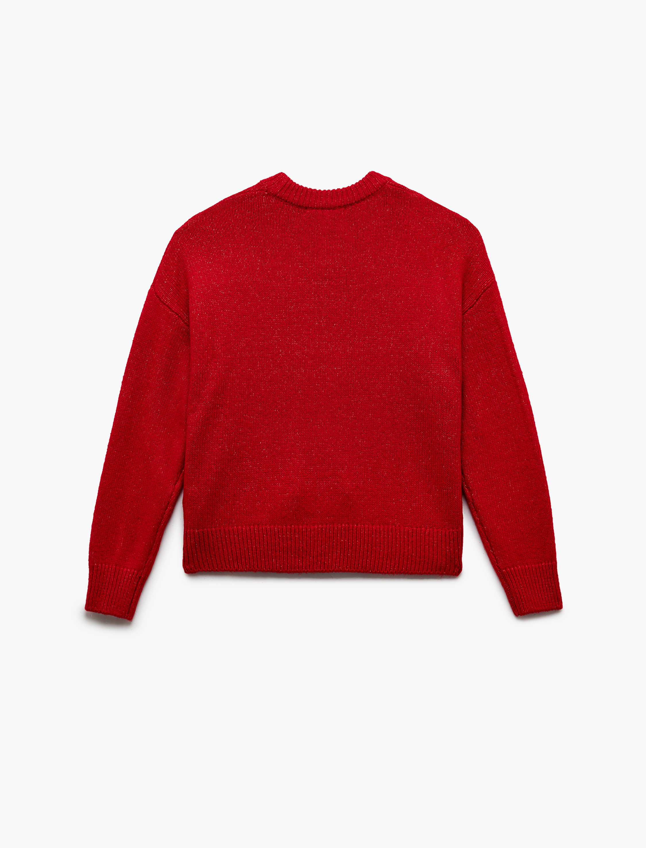   Basic Uzun Kollu Bisiklet Yaka Kazak