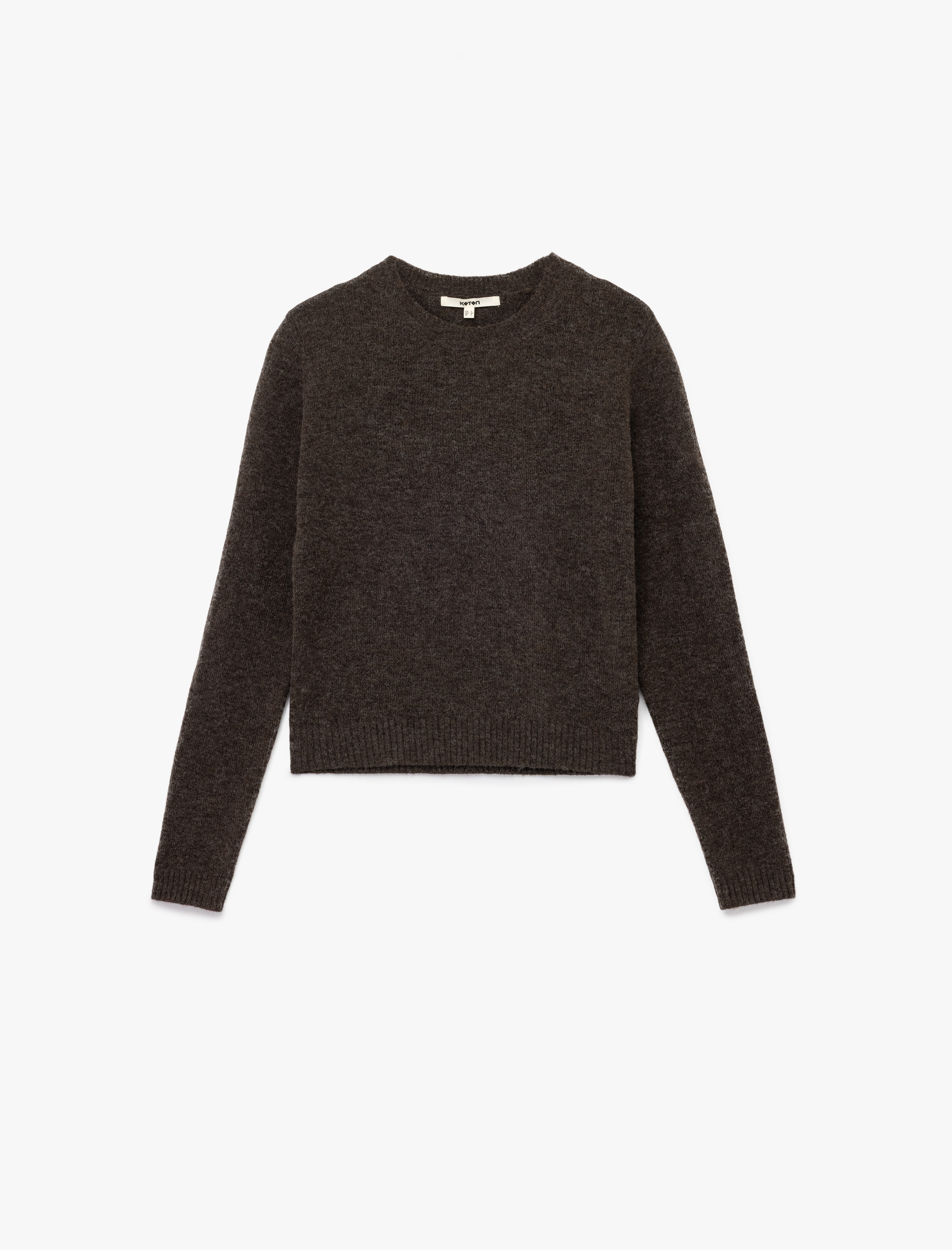   Uzun Kollu Bisiklet Yaka Triko Kazak