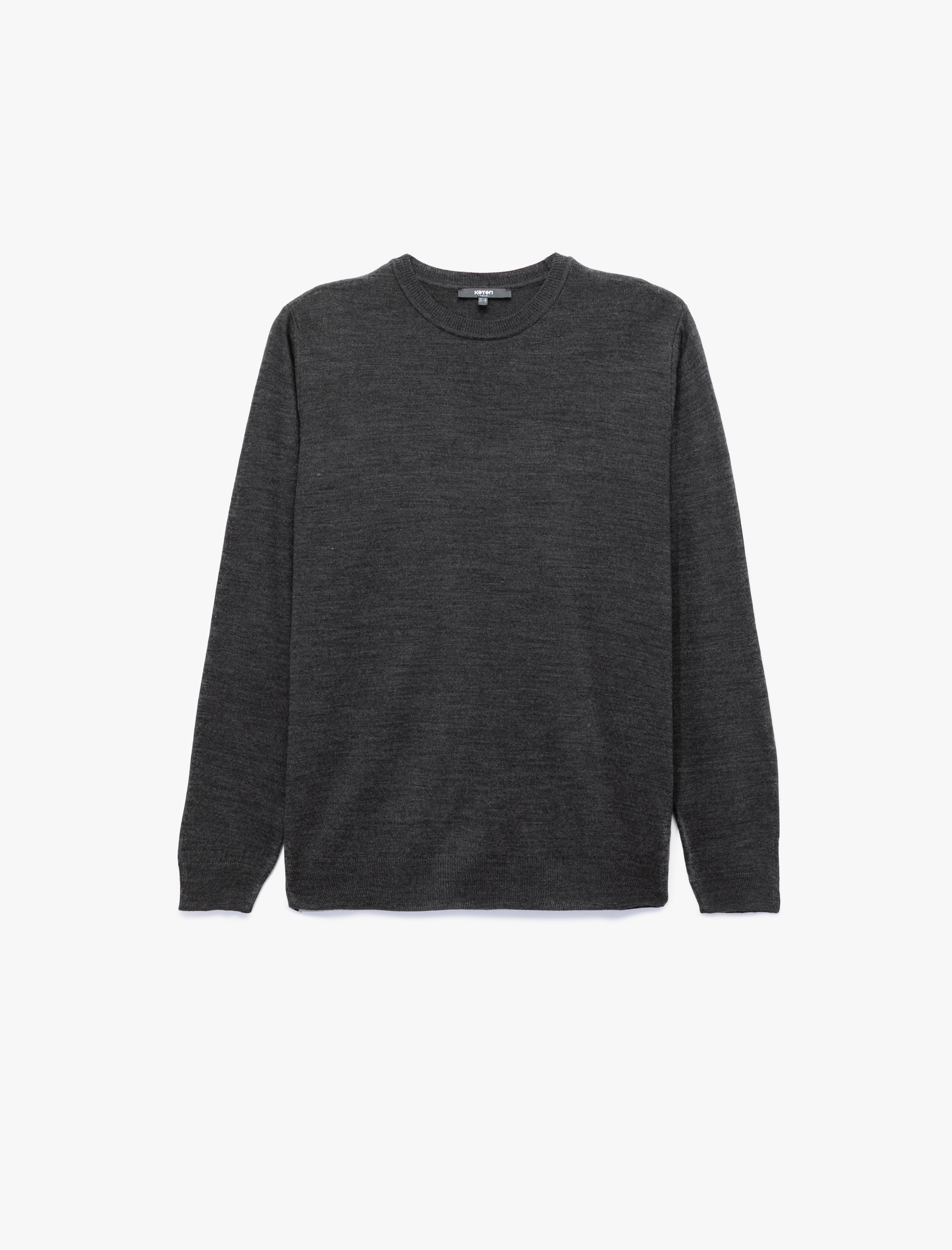   Uzun Kollu Bisiklet Yaka Basic Triko Kazak