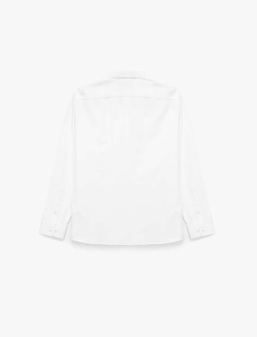   Regular Fit Klasik Yaka Uzun Kollu Oxford Gömlek