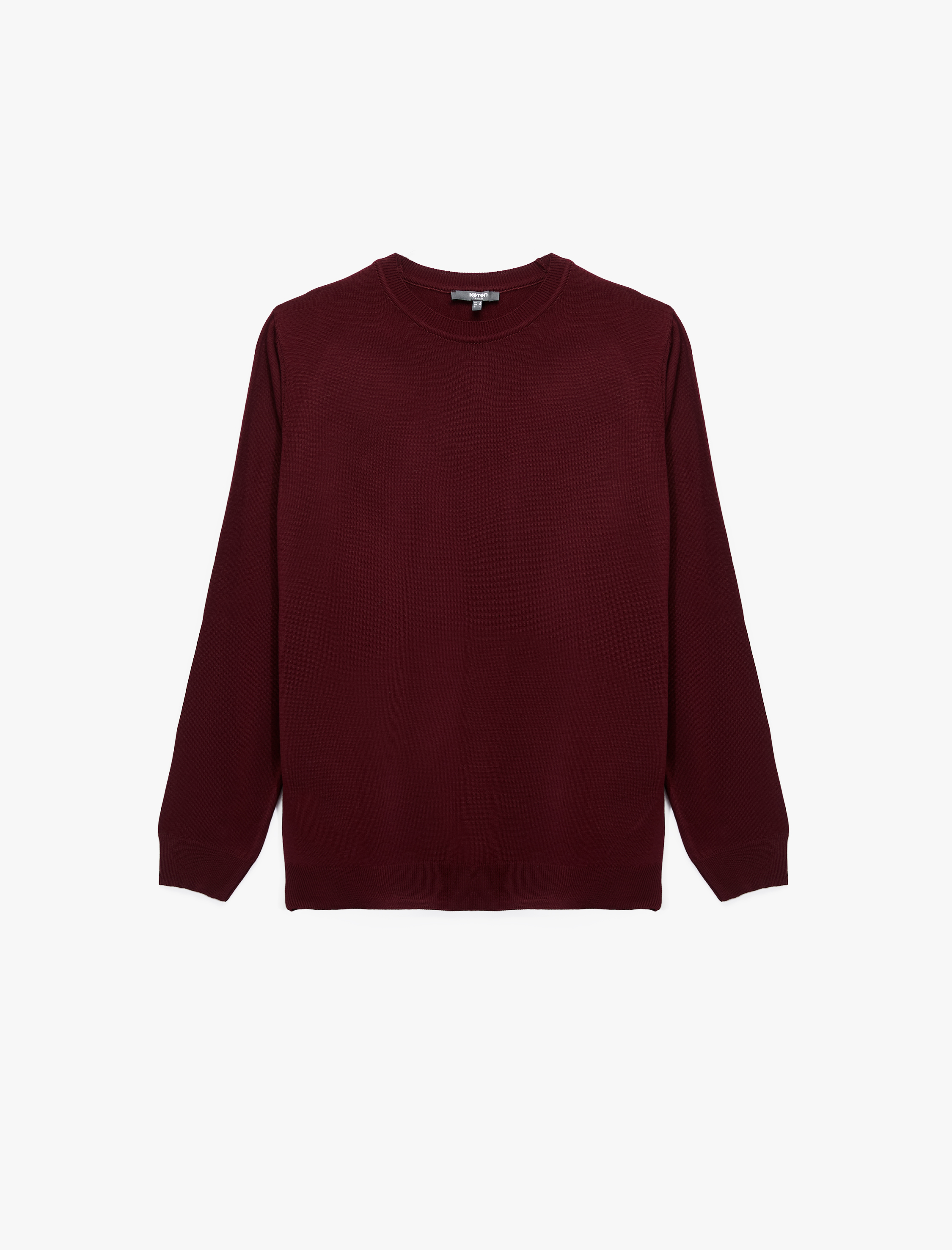   Uzun Kollu Bisiklet Yaka Basic Triko Kazak