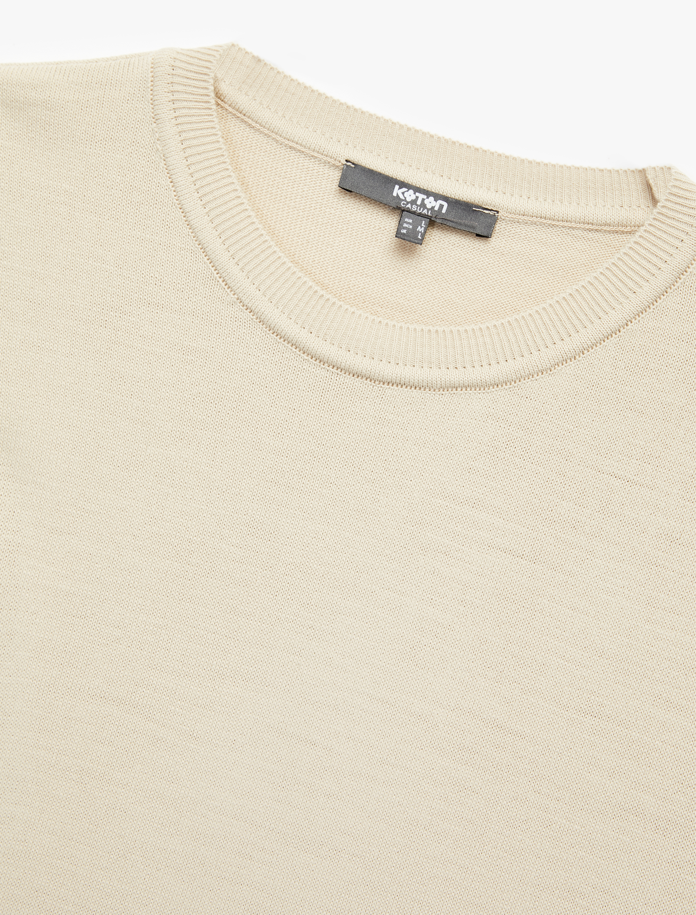   Uzun Kollu Bisiklet Yaka Basic Triko Kazak