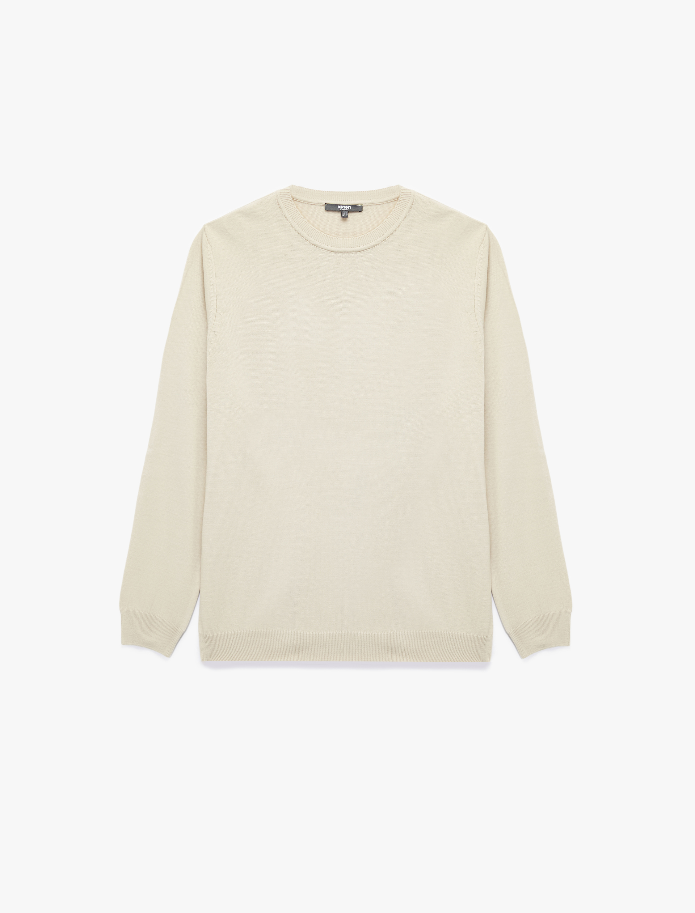   Uzun Kollu Bisiklet Yaka Basic Triko Kazak