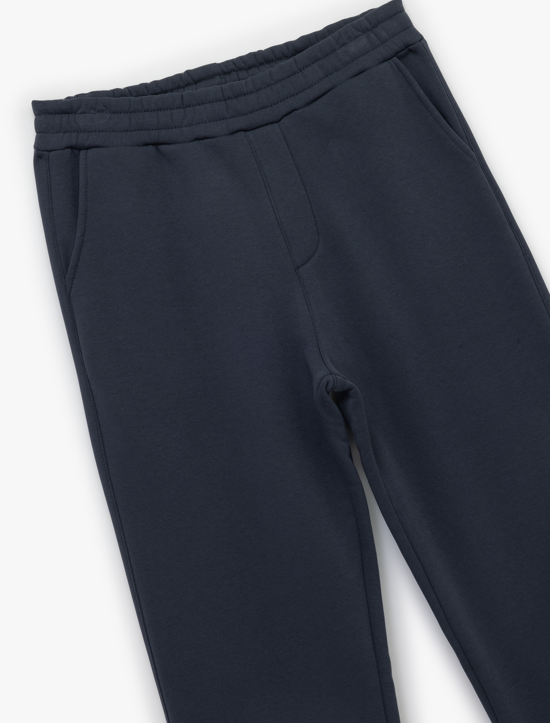   Straight Fit Cep Detaylı Şardonlu Beli Lastikli Kışlık Eşofman Altı