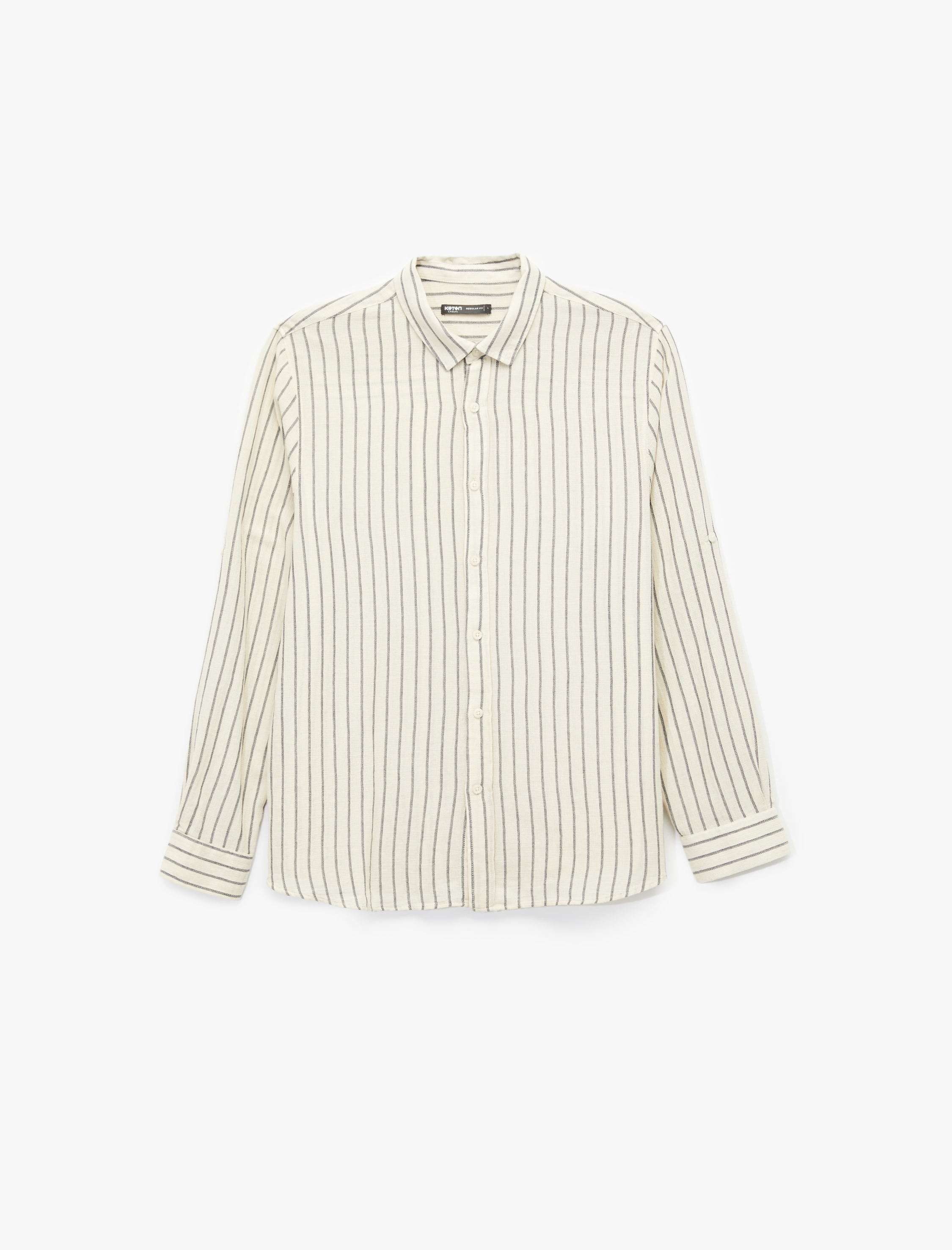   Regular Fit Pamuklu Klasik Yaka Uzun Kollu Gömlek