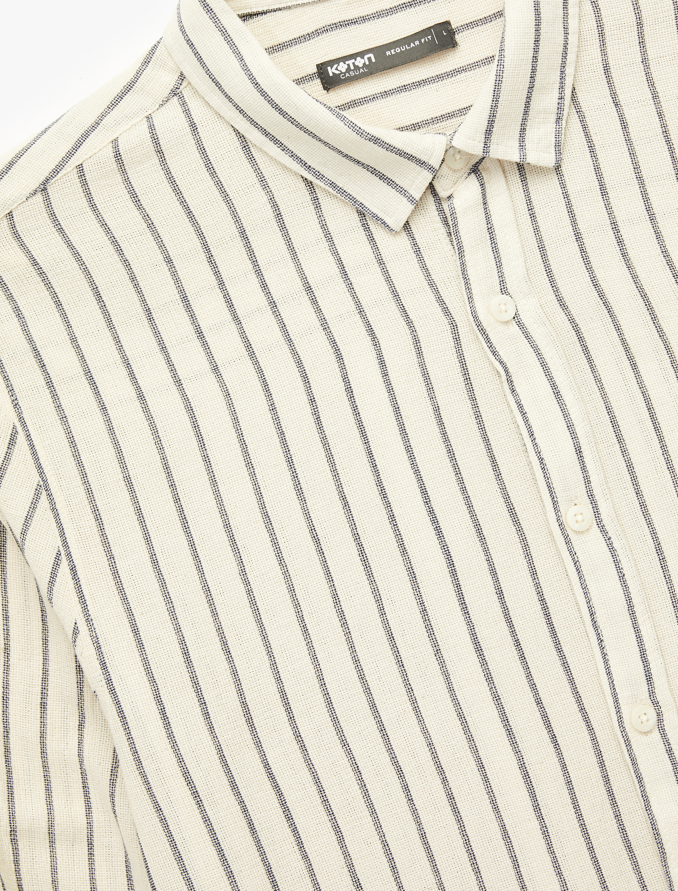   Regular Fit Pamuklu Klasik Yaka Uzun Kollu Gömlek