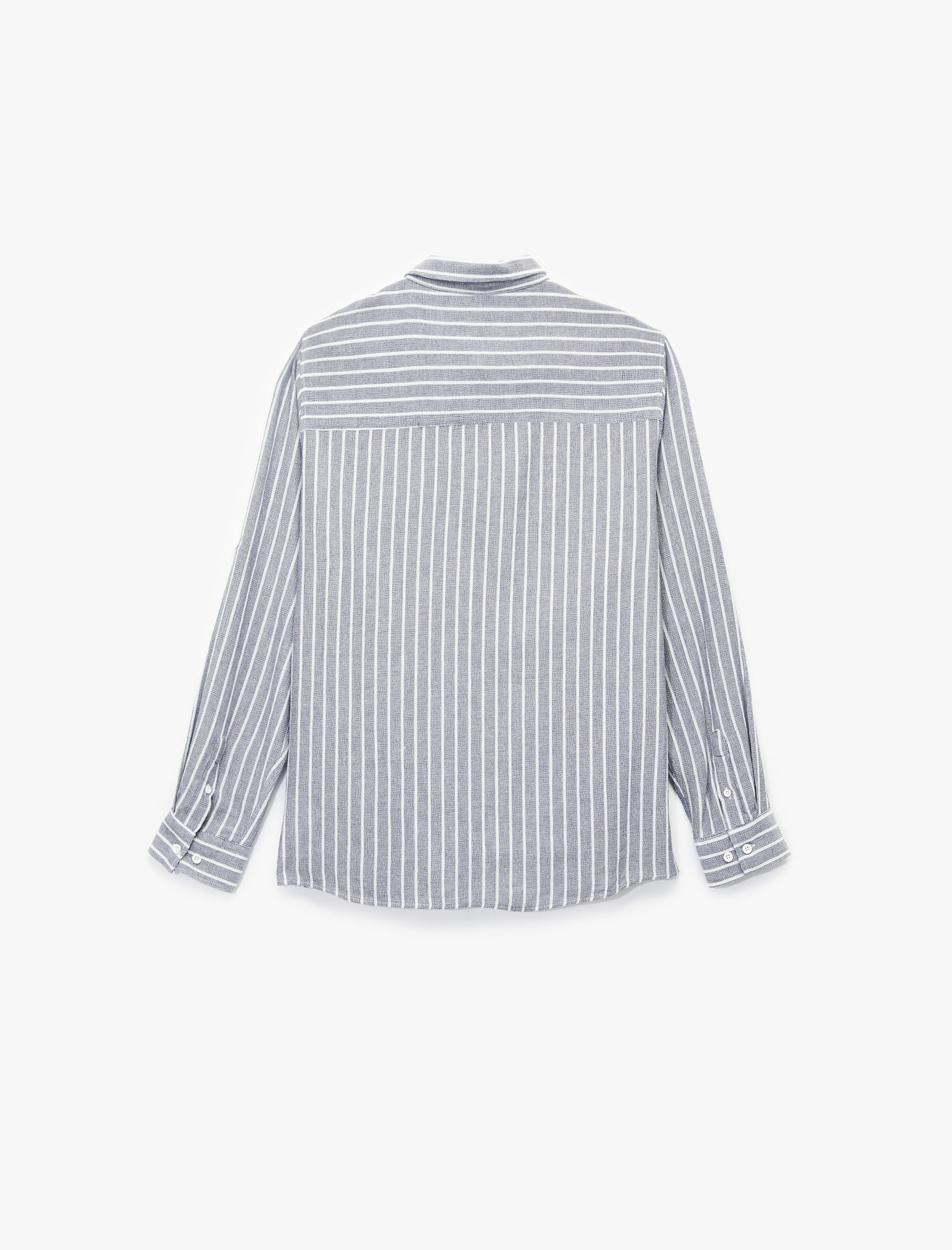 Regular Fit Pamuklu Klasik Yaka Uzun Kollu Gömlek