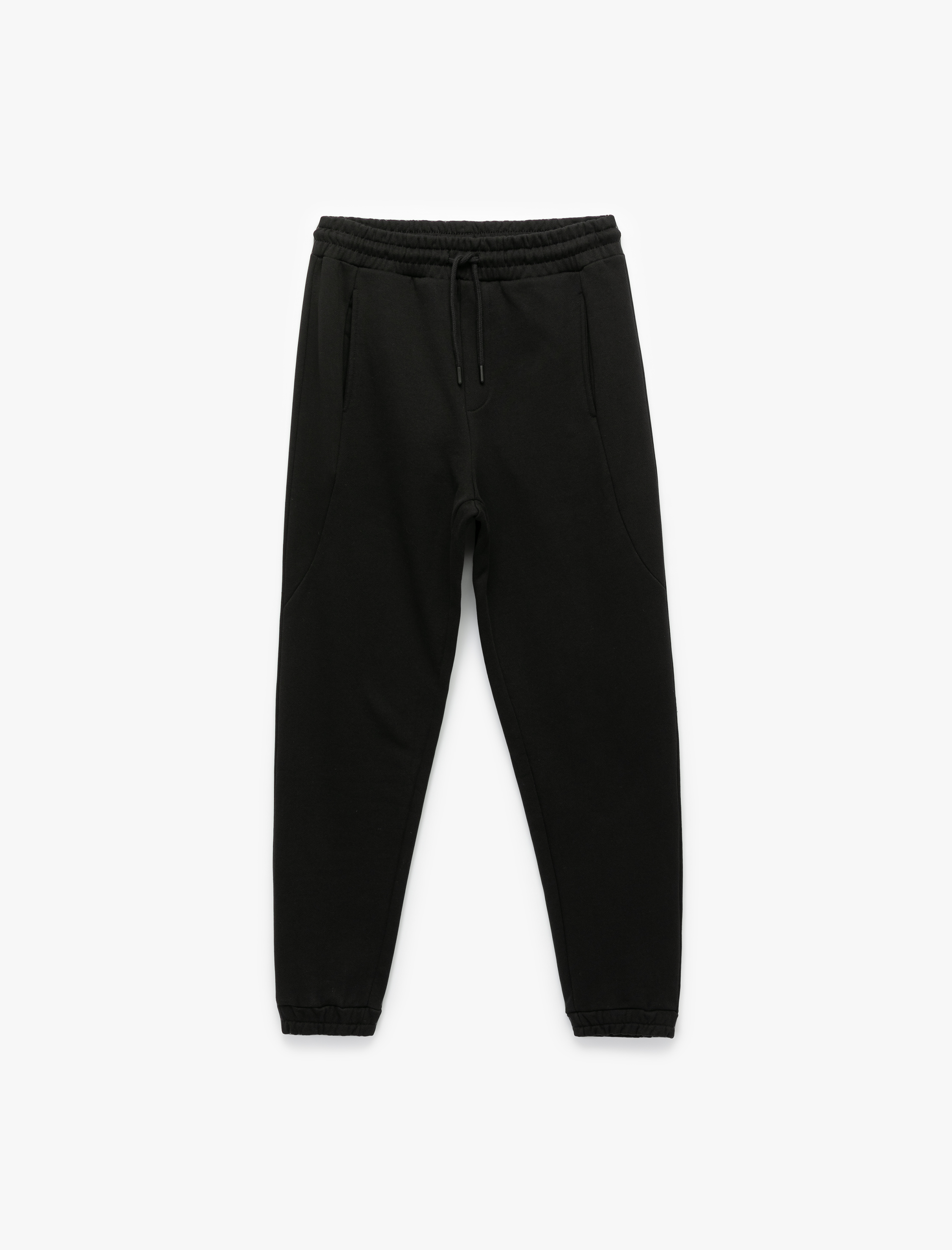   Pamuklu Cep Detaylı Beli Bağcıklı Jogger Eşofman Altı