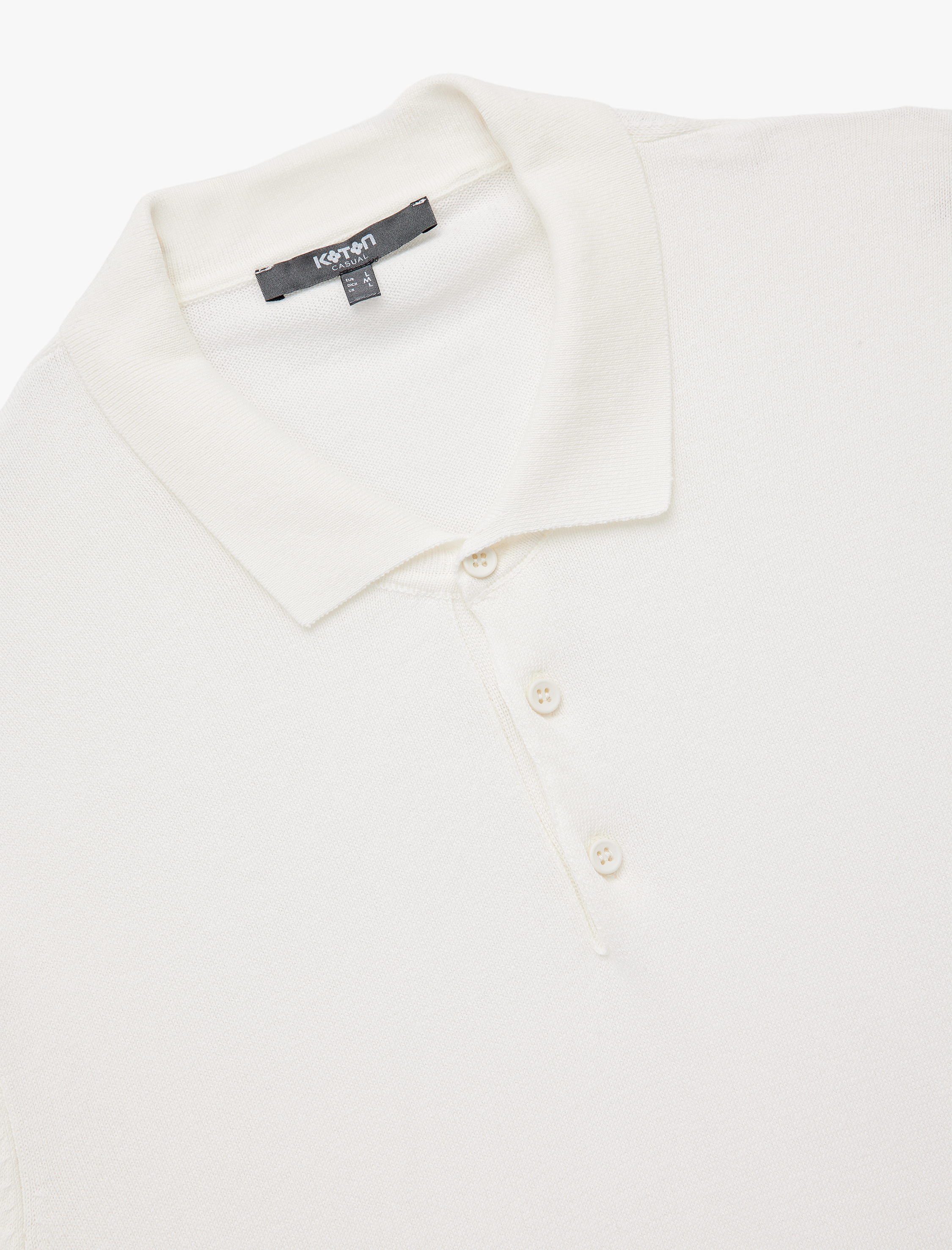   Regular Fit Düğmeli Polo Yaka Pamuklu Kısa Kollu Triko Tişört