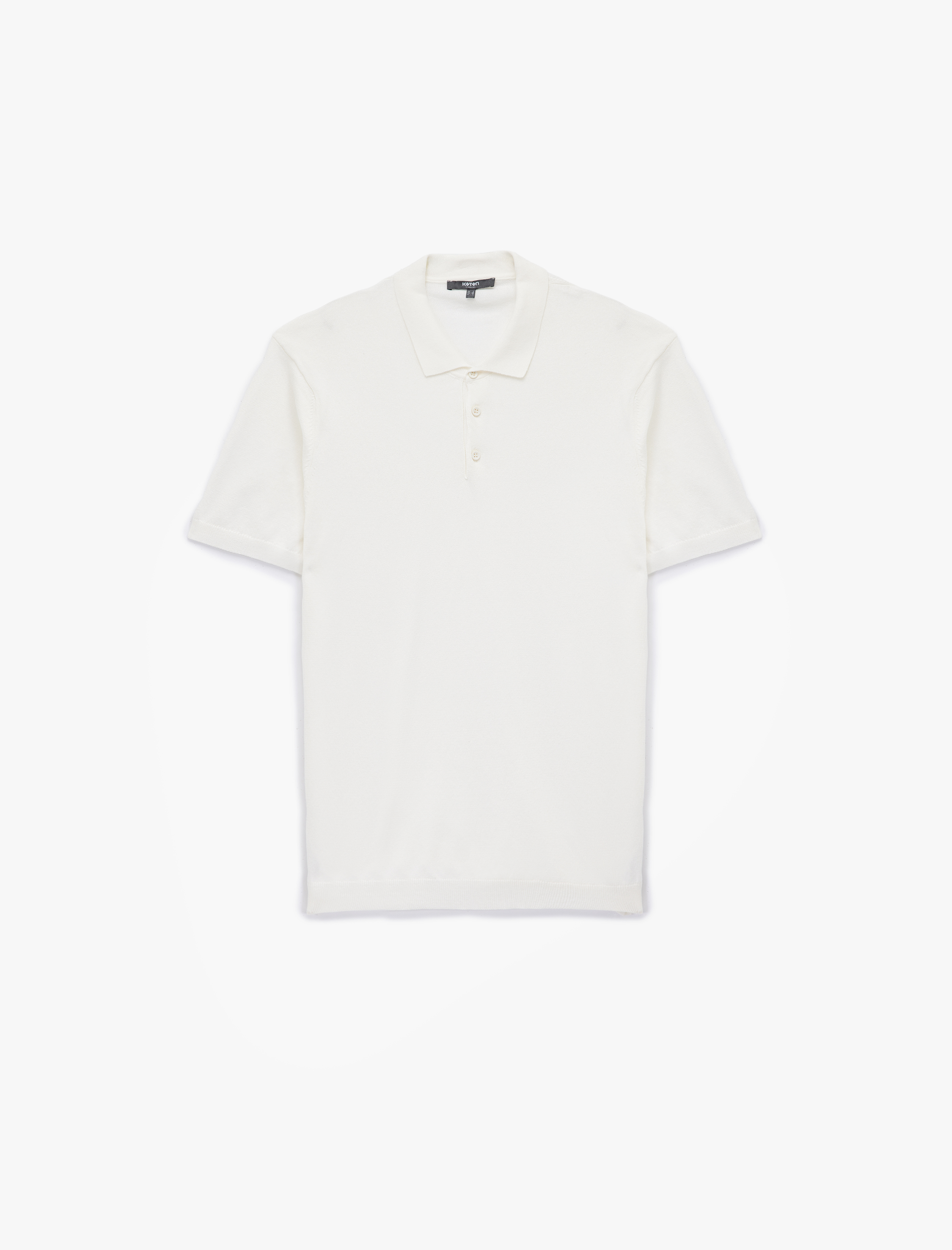   Regular Fit Düğmeli Polo Yaka Pamuklu Kısa Kollu Triko Tişört