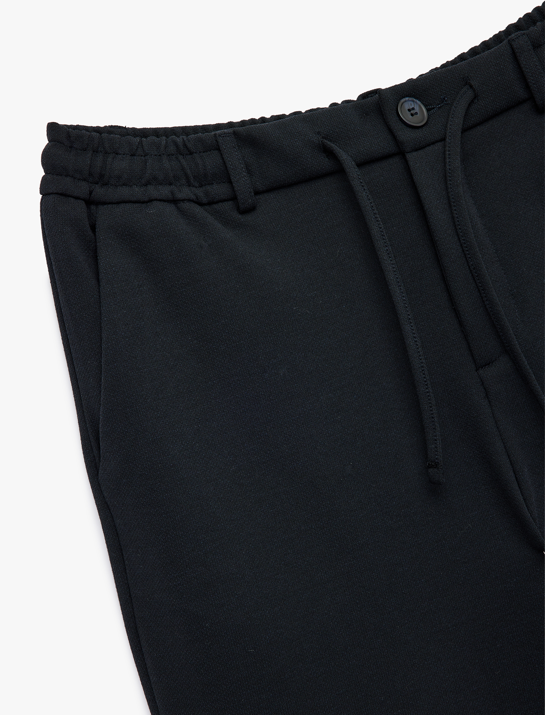   Beli Bağcıklı Düğmeli Pike Kumaş Cep Detaylı Duble Paça Slim Fit Pantolon