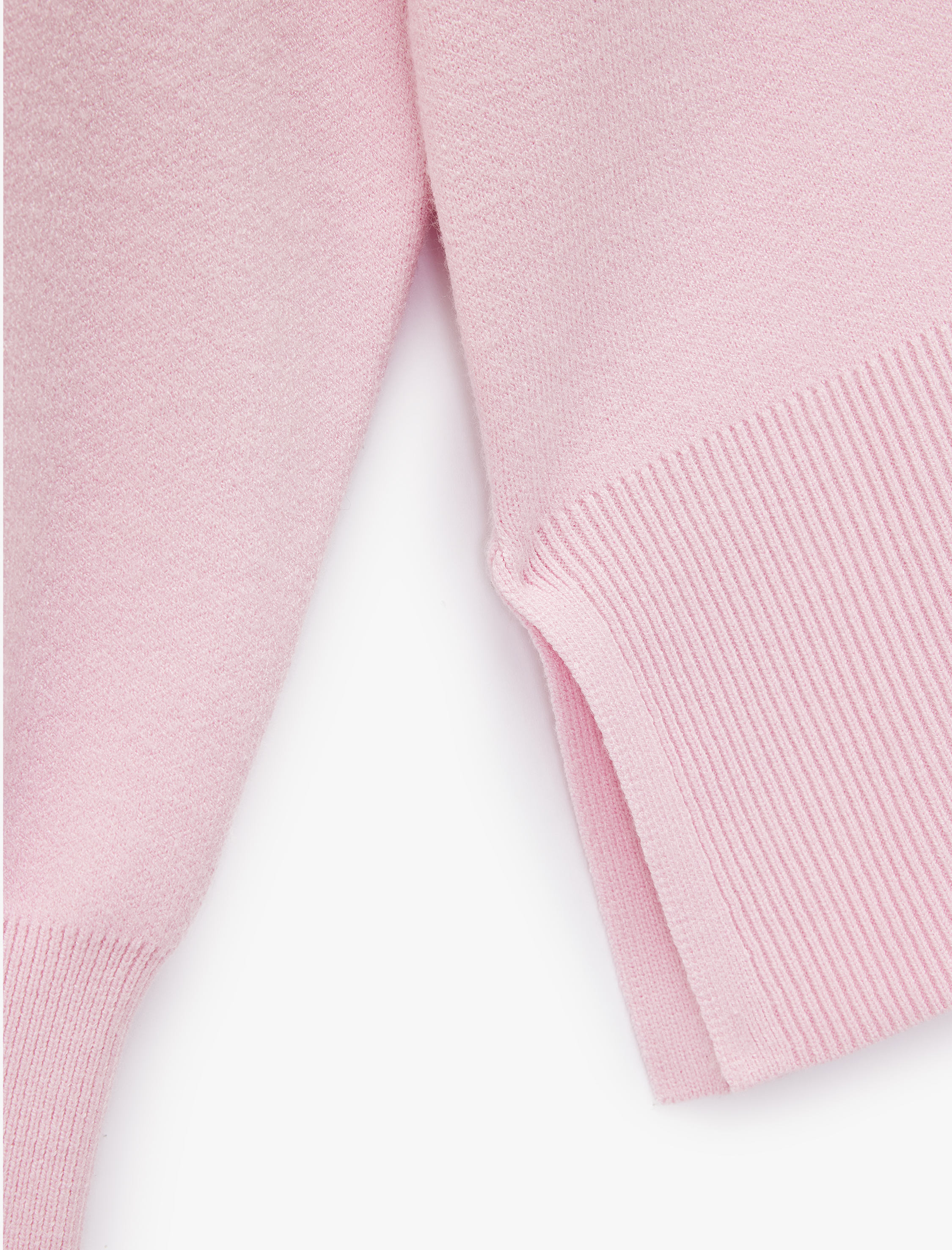   Uzun Kollu Düğme Detaylı Basic Polo Yaka Triko Kazak