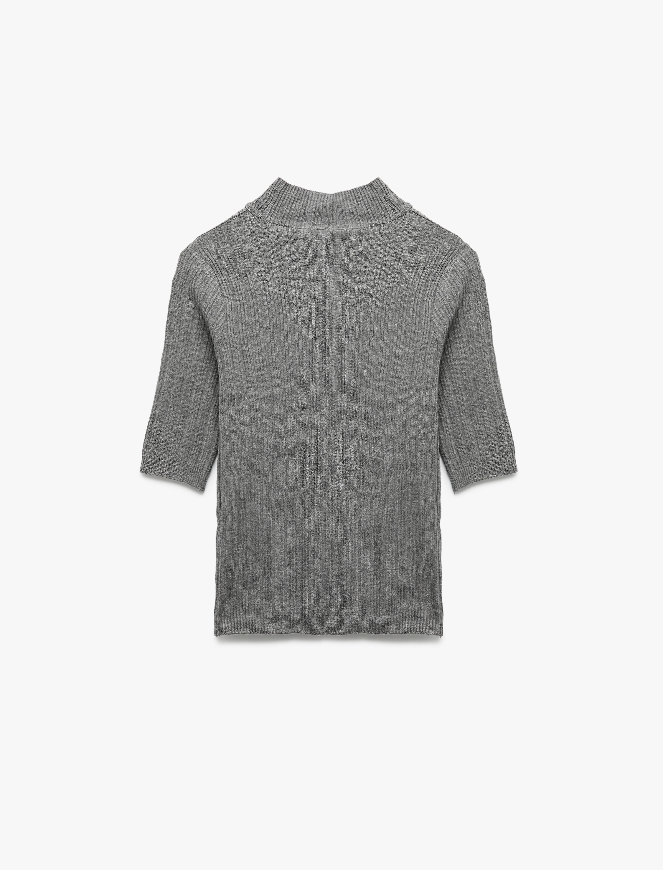   Kısa Kollu Balıkçı Yaka Triko Kazak