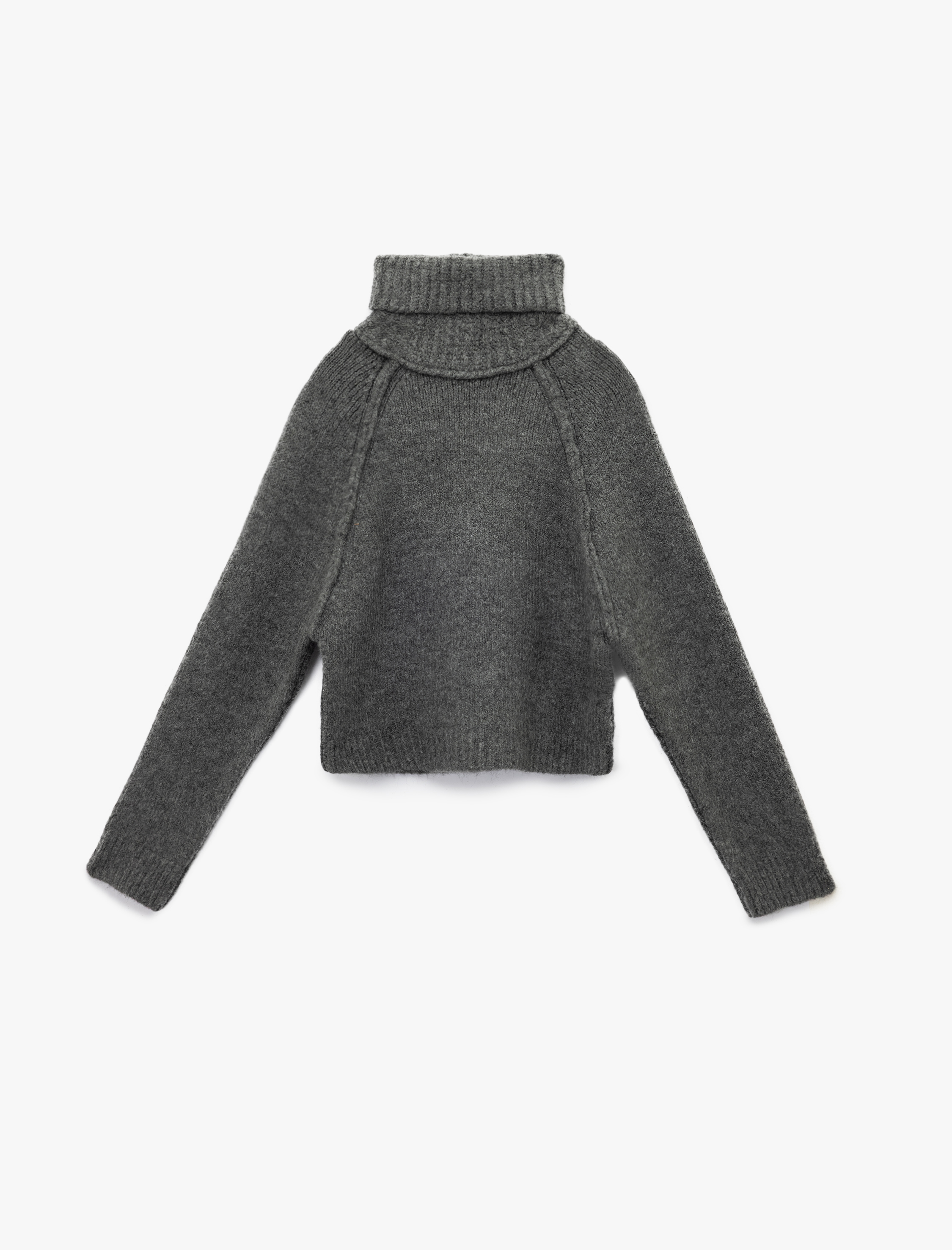   Balıkçı Yaka Uzun Kollu Triko Kazak