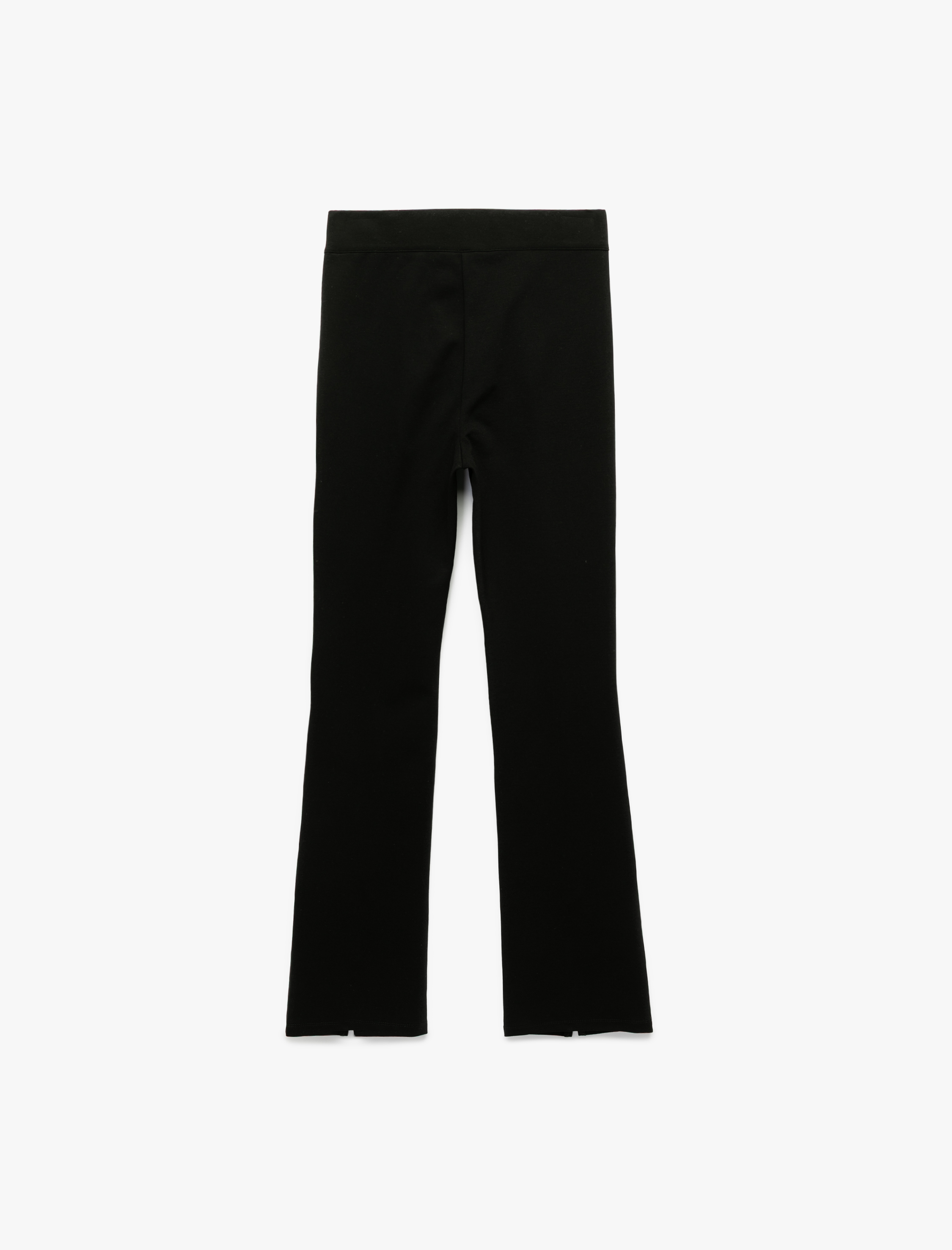   Yüksek Bel Viskon Karışımlı Basic Tayt