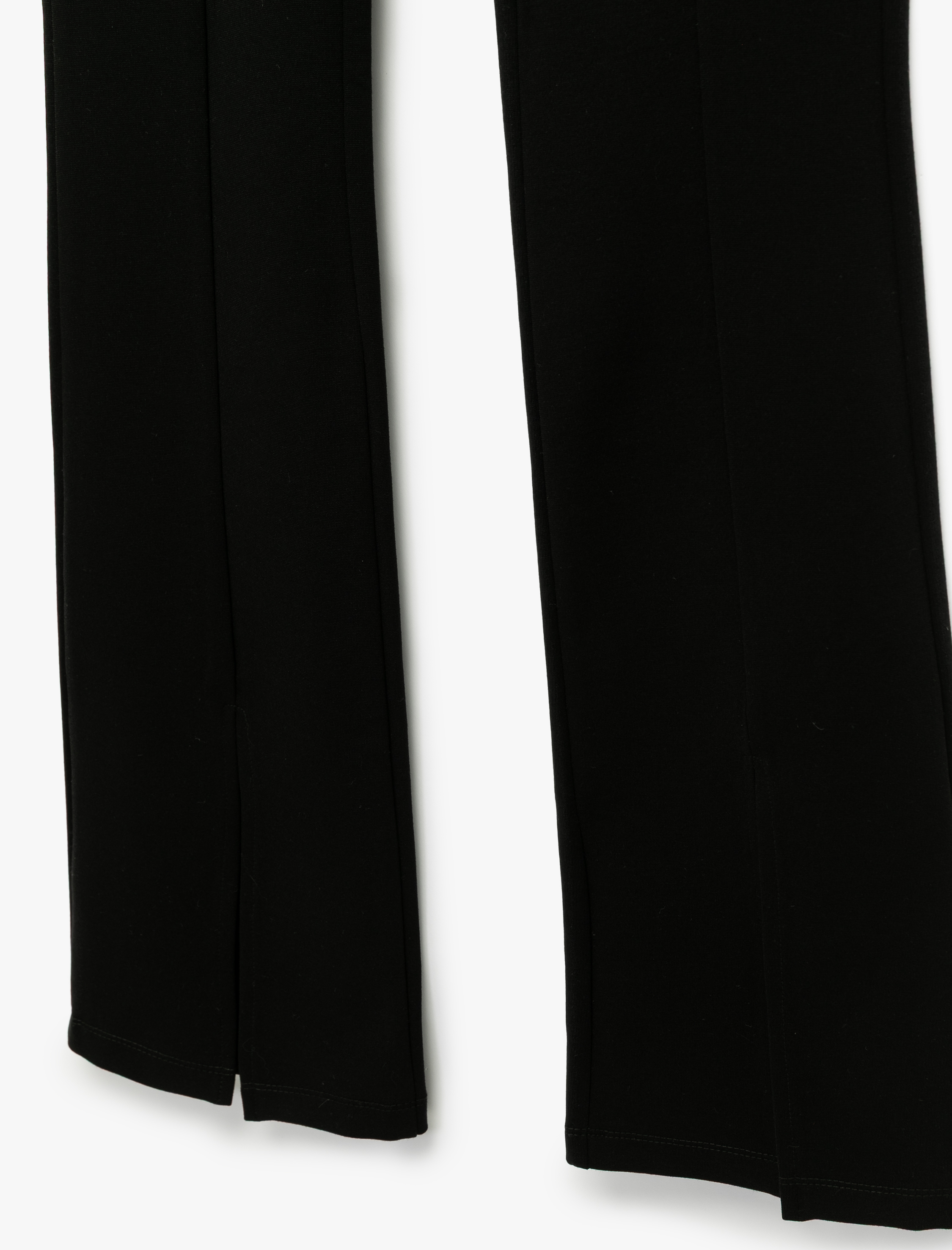   Yüksek Bel Viskon Karışımlı Basic Tayt