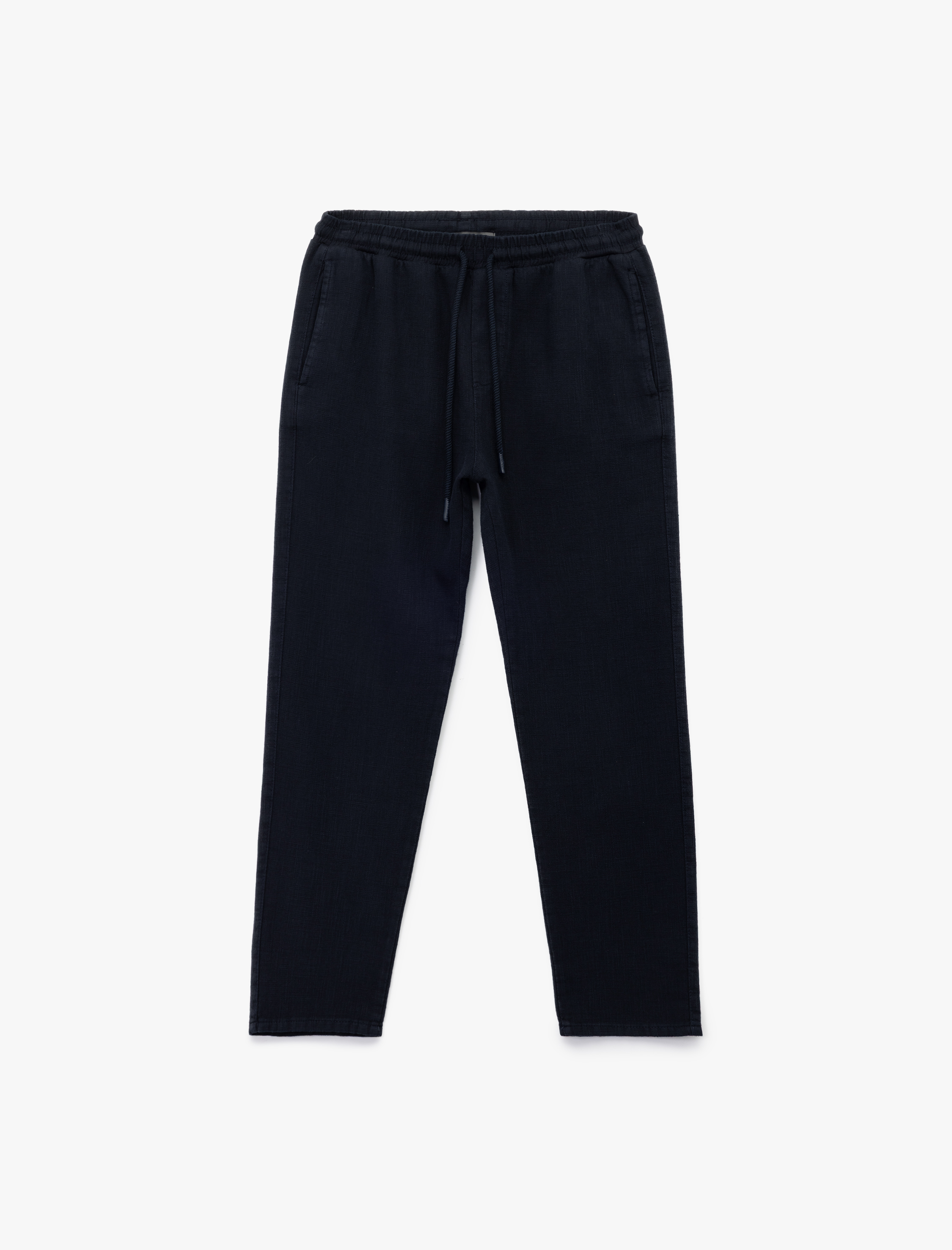   Pamuklu Cep Detaylı Beli Bağcıklı Pantolon