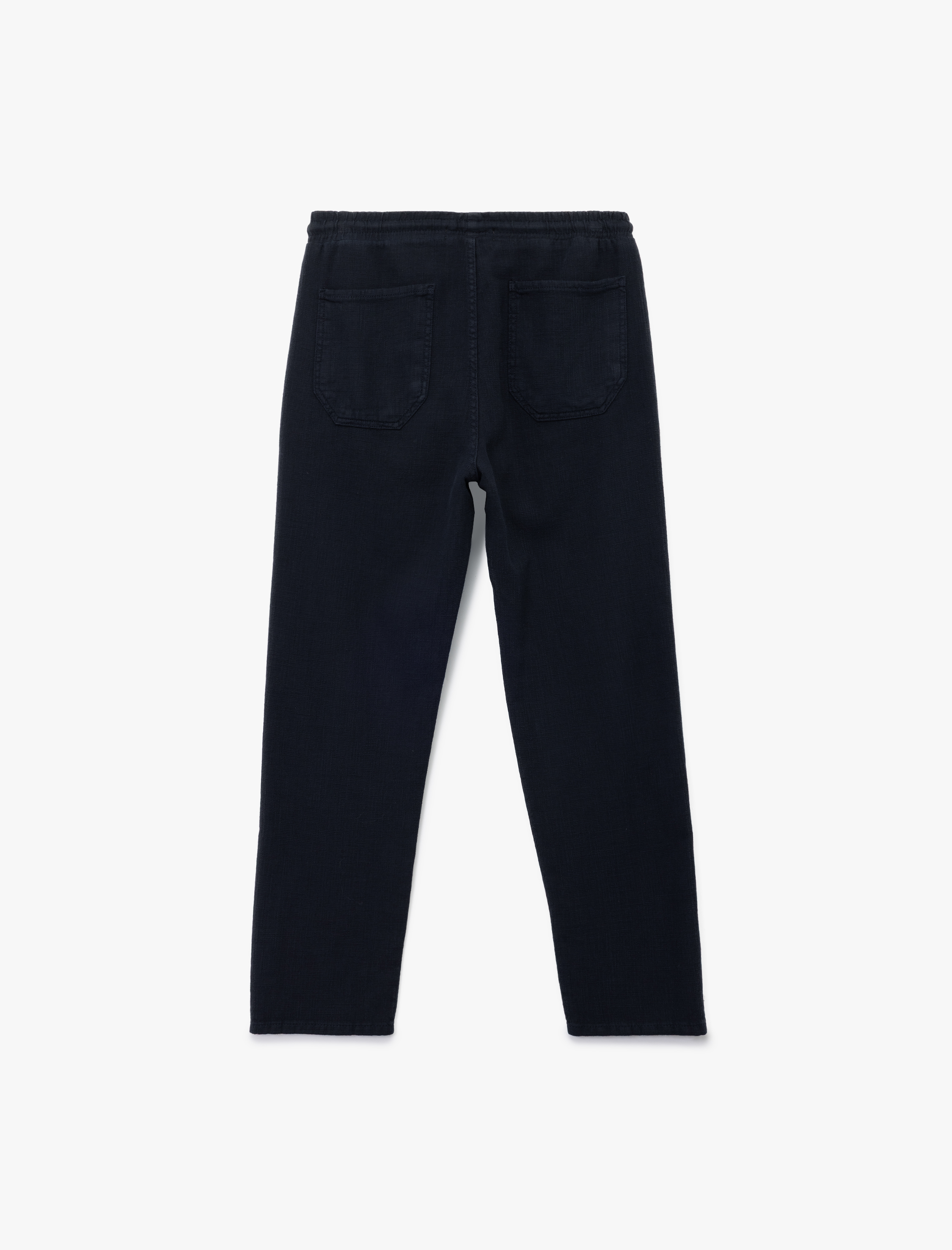   Pamuklu Cep Detaylı Beli Bağcıklı Pantolon