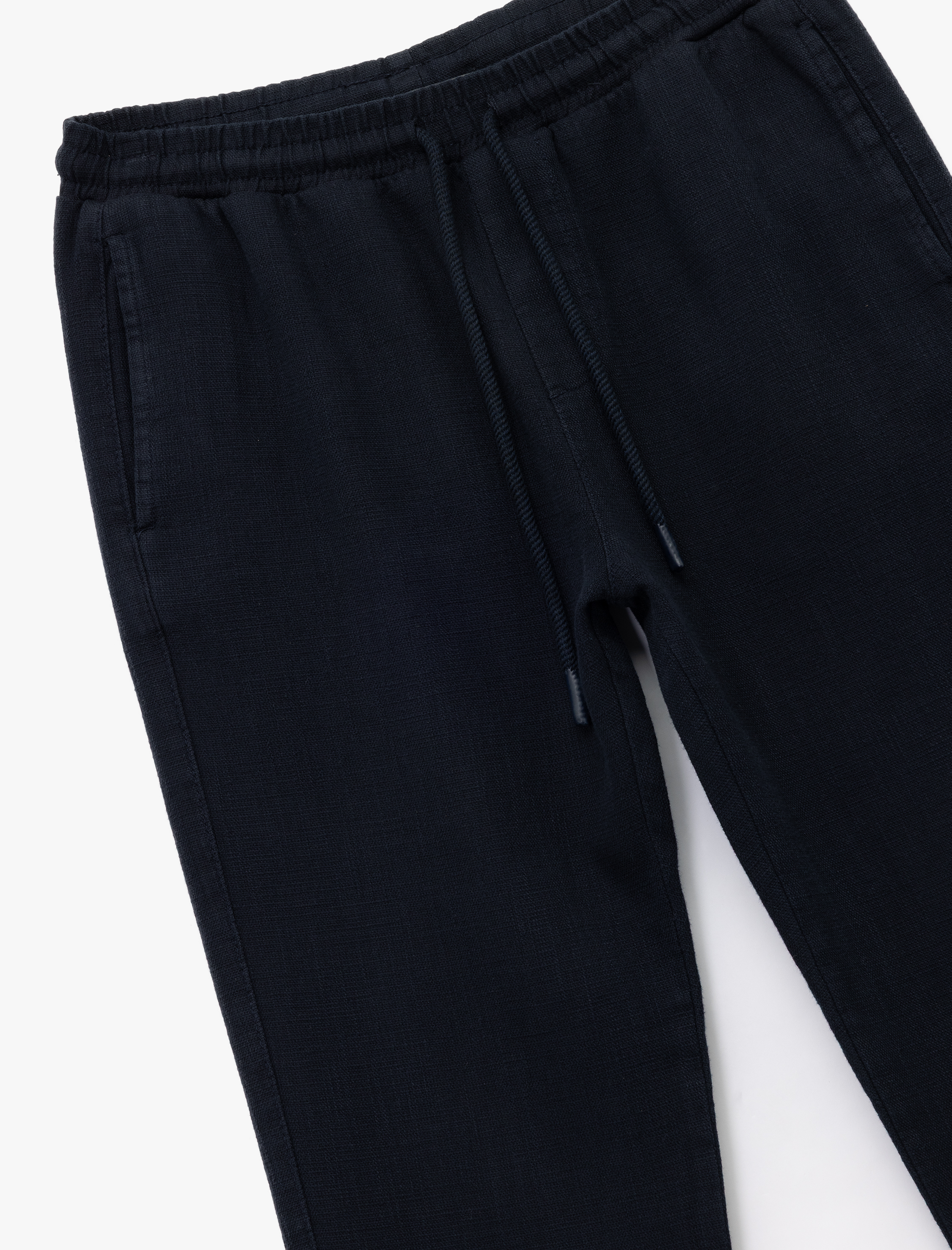   Pamuklu Cep Detaylı Beli Bağcıklı Pantolon