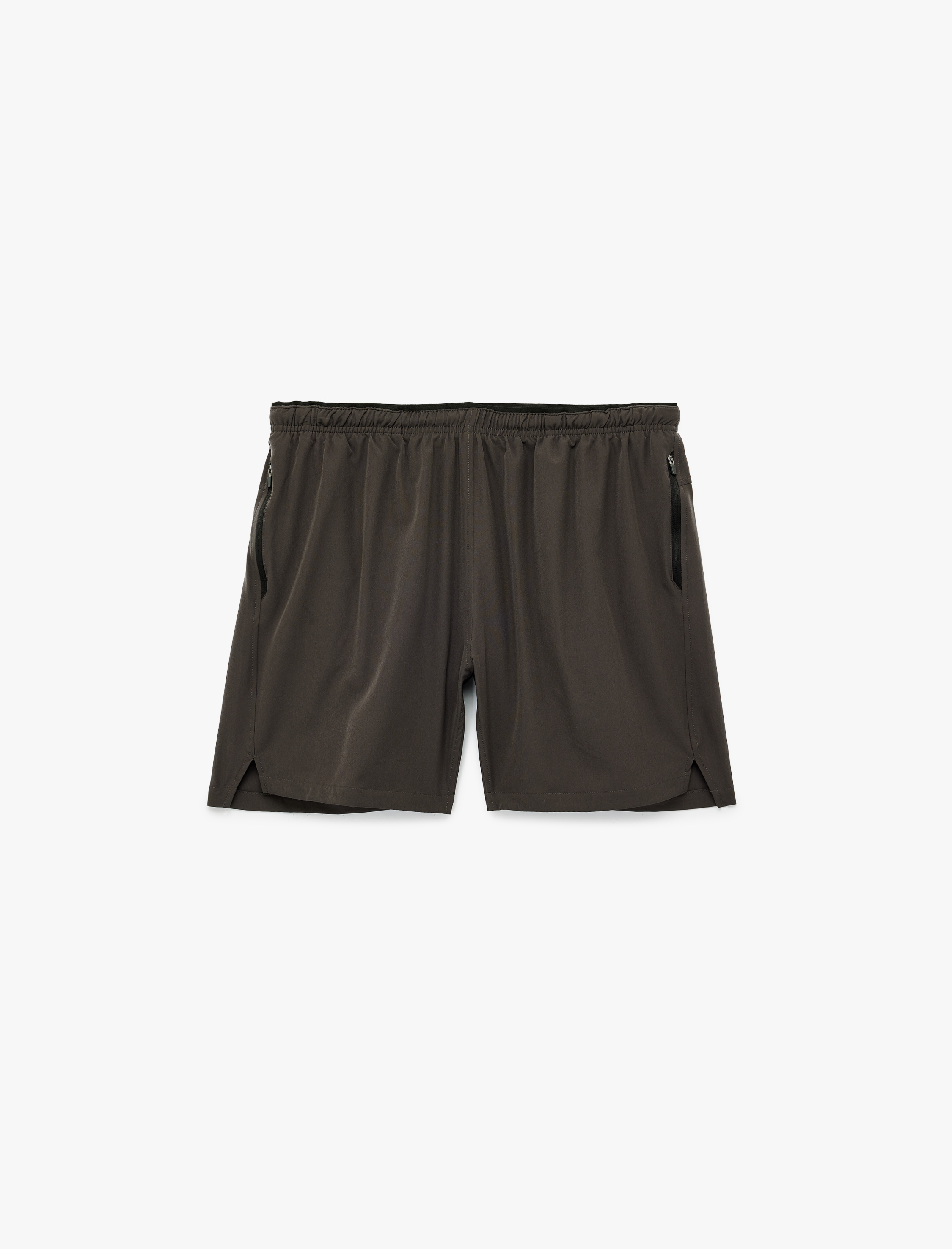   Fermuarlı Cepli Paraşüt Kumaş Yırtmaç Detaylı Oversize Beli Lastikli Spor Şort