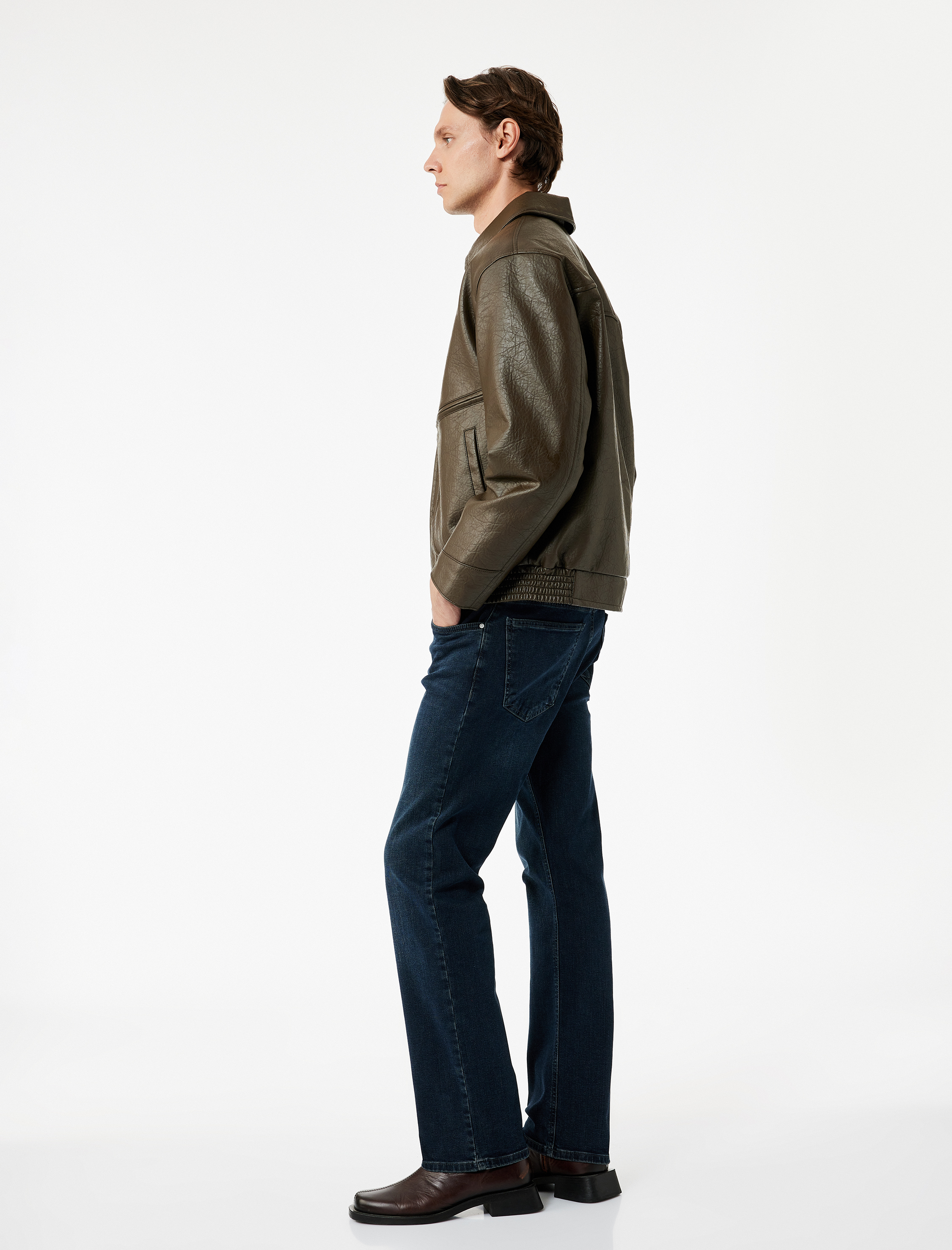 Pamuklu Normal Bel Straight Fit Jean Pantolon - Mark Jean