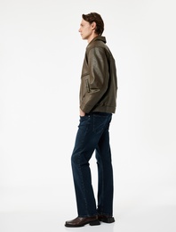 Pamuklu Normal Bel Straight Fit Jean Pantolon - Mark Jean