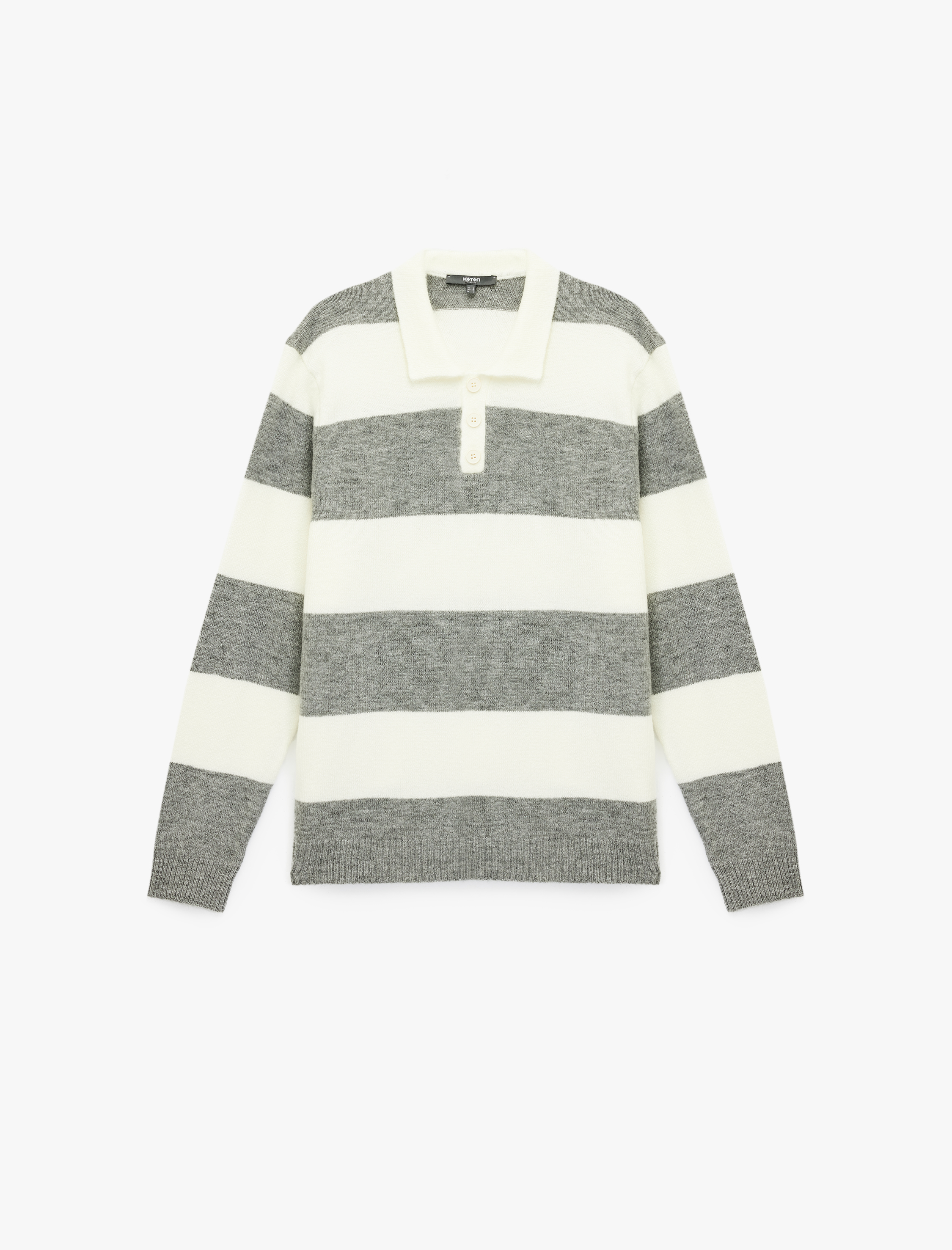   Regular Fit Uzun Kollu Polo Yaka Kışlık Triko Kazak