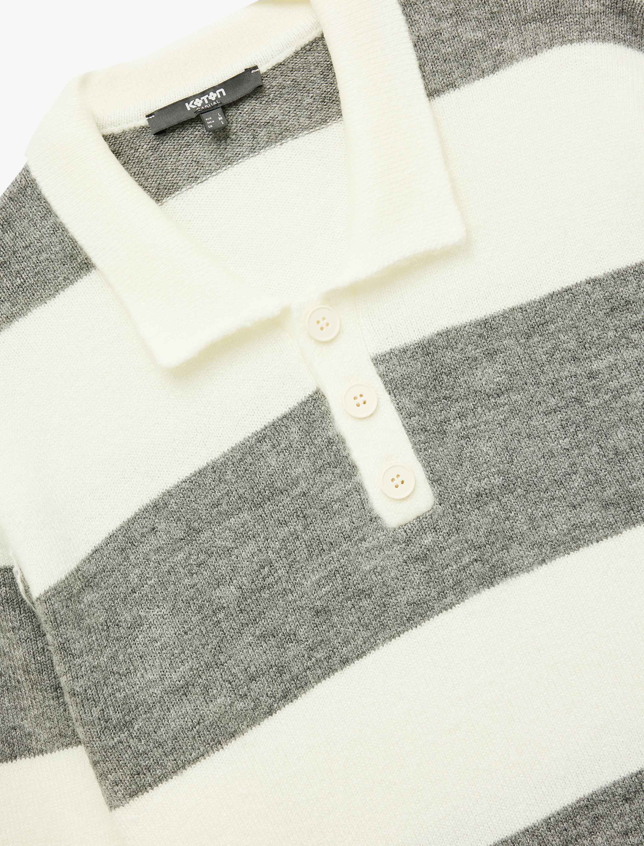   Regular Fit Uzun Kollu Polo Yaka Kışlık Triko Kazak