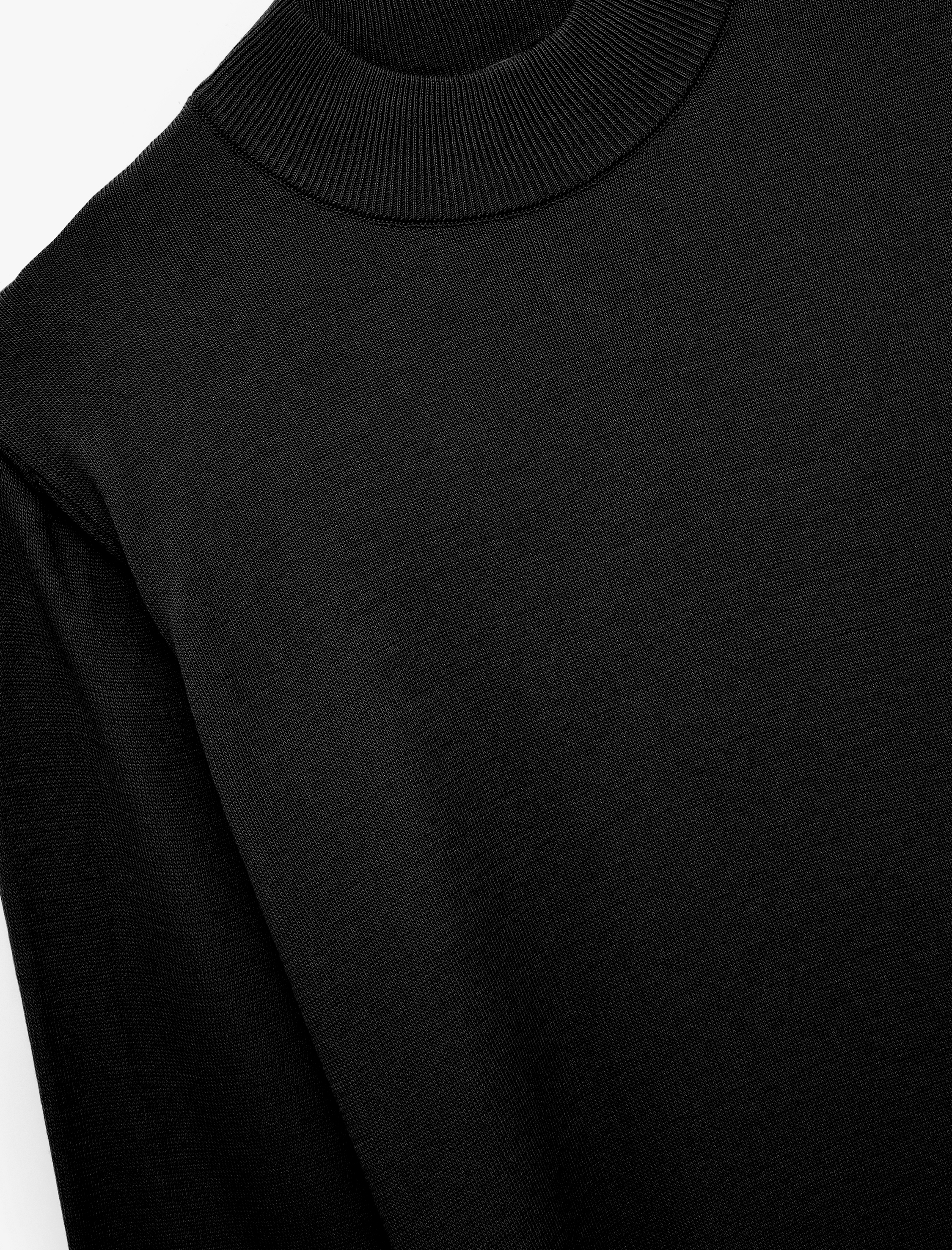   Uzun Kollu Regular Fit Yarım Balıkçı Yaka Basic Triko Kazak