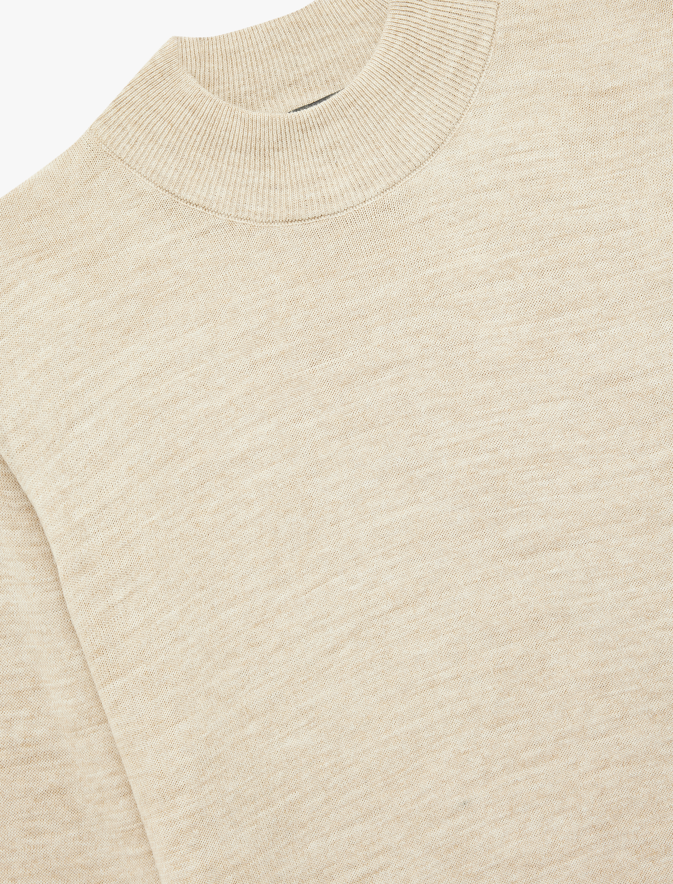   Uzun Kollu Regular Fit Yarım Balıkçı Yaka Basic Triko Kazak