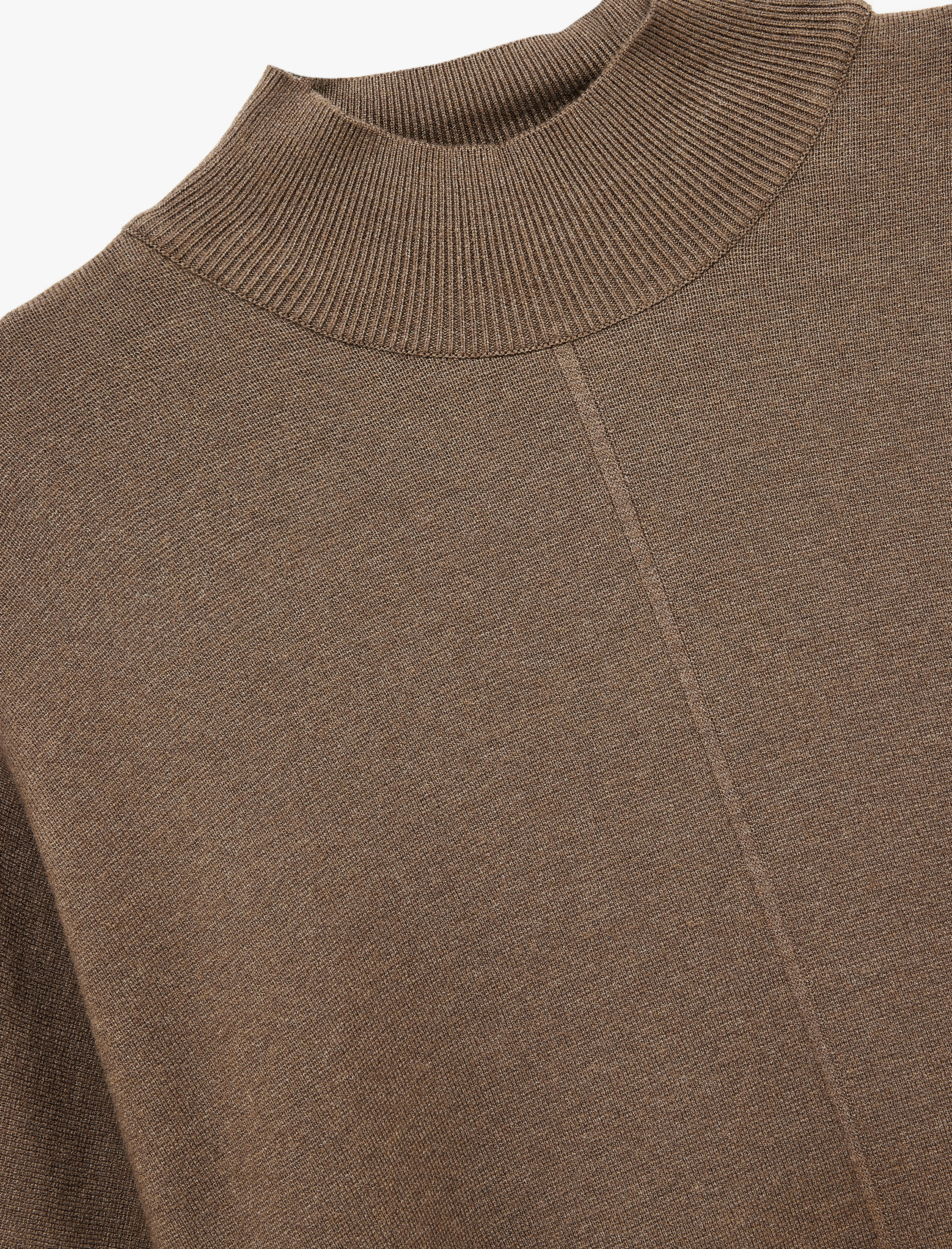   Dik Yaka Uzun Kollu Triko Kazak